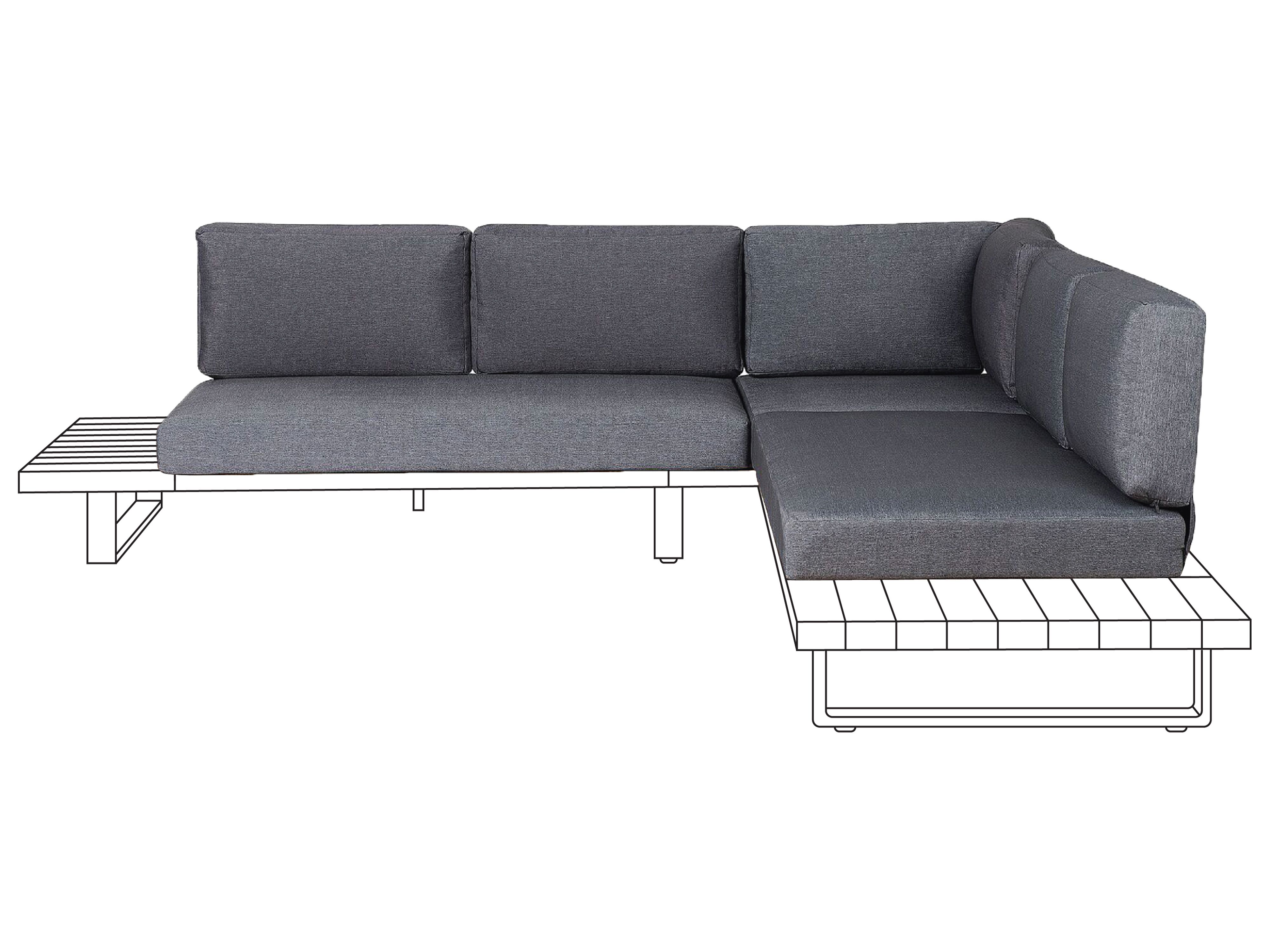 Outdoor Cushion Cover Set MYKONOS Grey