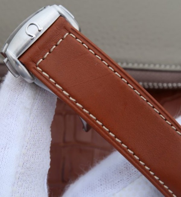 Replica Omega XF Aqua Terra Master White Textured Dial Orange Hands Leather A8900 - Top club