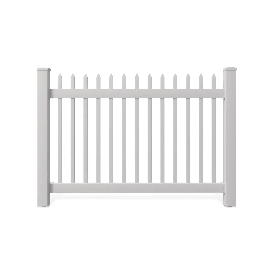 WamBam White Vinyl Picket Fence Panel Kit, 4ft H x 6ft W, 1 Panel + 1 Post - BL19101 - Image 9 WamBam White Vinyl Picket Fence Panel Kit, 4ft H x 6ft W, 1 Panel + 1 Post - BL19101 - Image 9