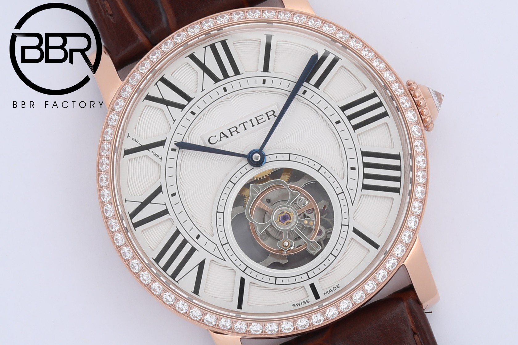 CARTER ROTONDE DE ROMA - Reference - HPI00593 - Cartier One Piece Tourbillon - Pink Gold(1:1 replica) - Top club