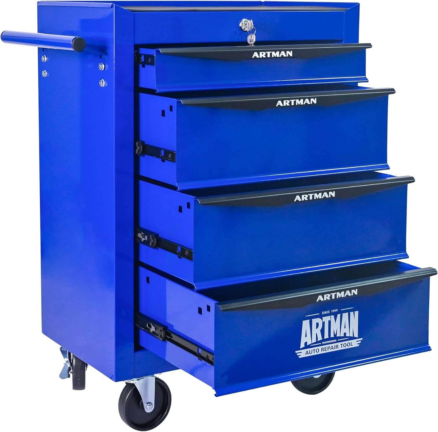 RYH 4 Drawers Rolling Tool Chest - 13