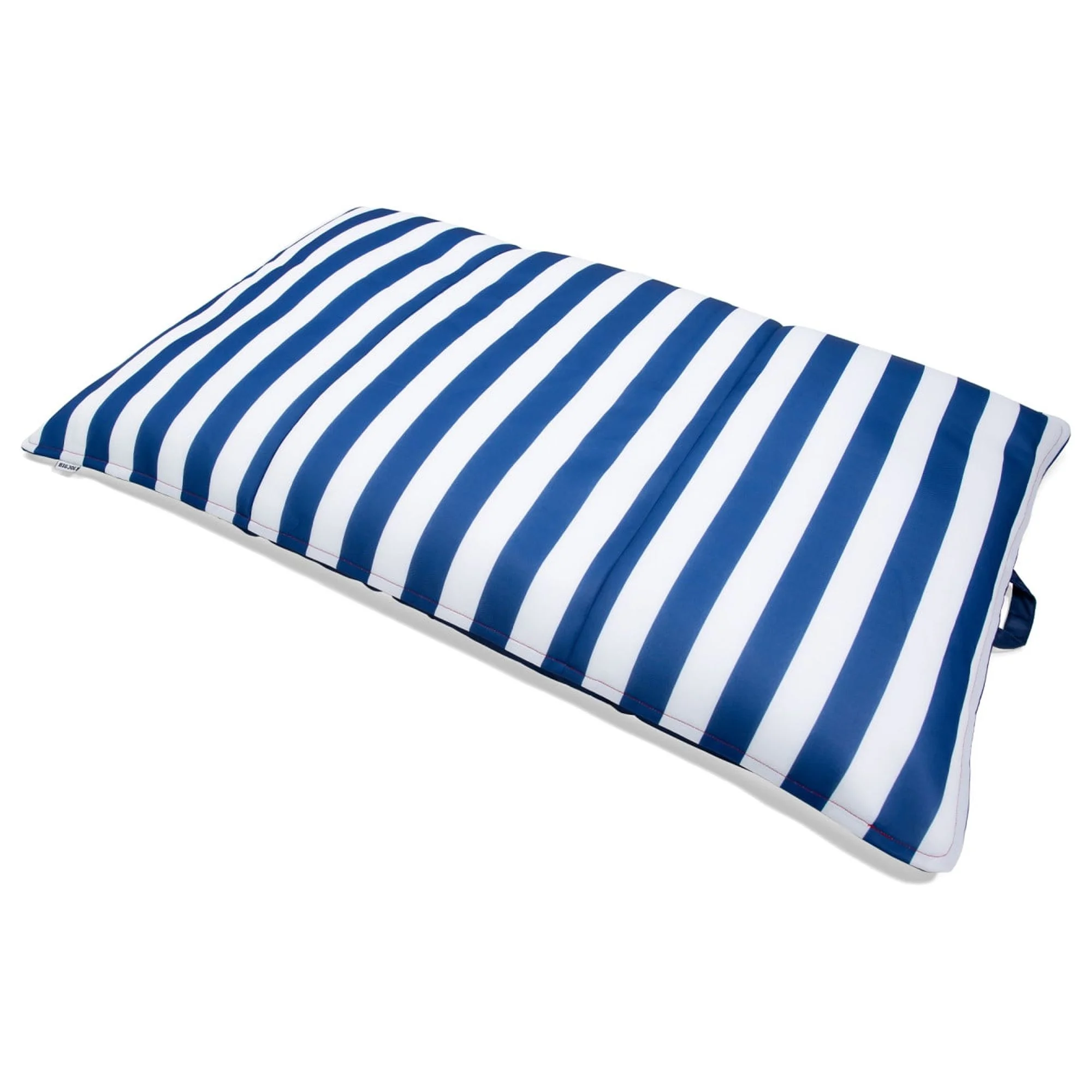 Big Joe Lagoon Lounger No Inflation Needed Pool Float, Americana Nautical Stripe Double Sided Mesh, Quick Draining Fabric, 5 feet Giant - Image 2