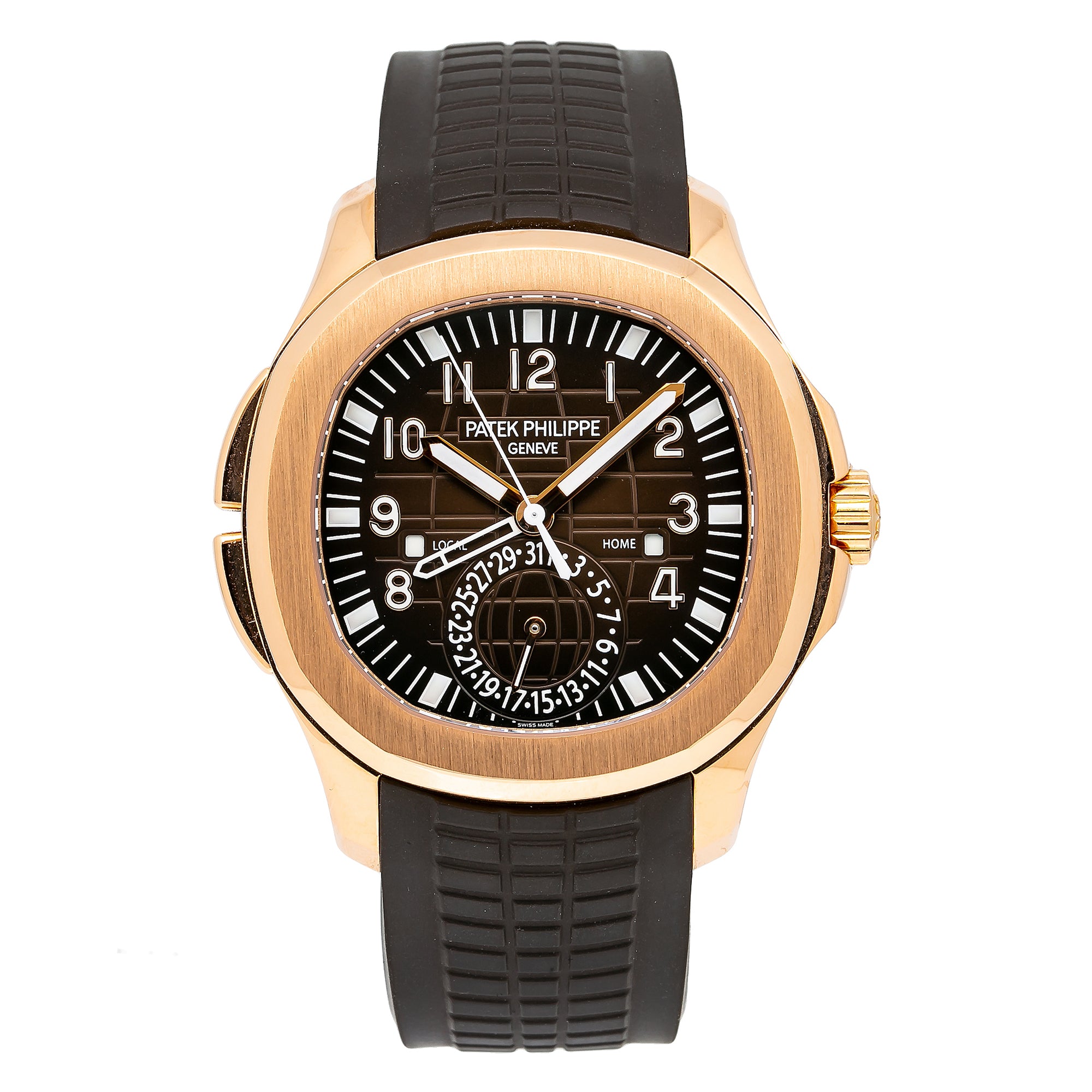 Patek Philippe Aquanaut 5164R-001 40MM Brown Dial With Leather Bracelet(1:1 replica) - Top club