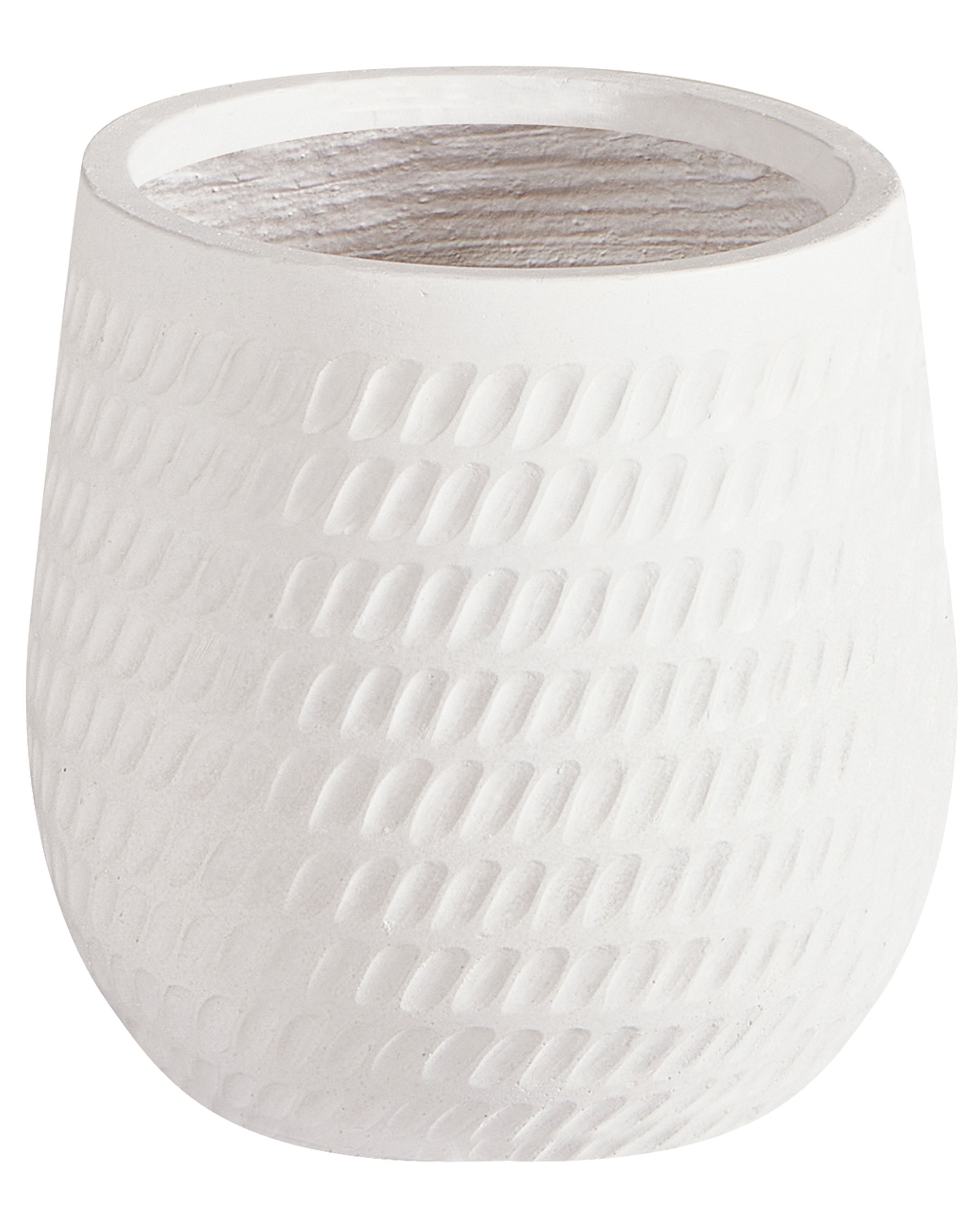 Plant Pot LIVADIA 20 cm Off-White