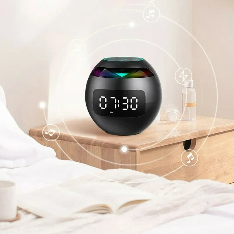 Multifunctionele Digitale Lichtwekker met Bluetooth, LED Lichtshow en Bewegingsgevoelig Display – Compact en Stijlvol Design