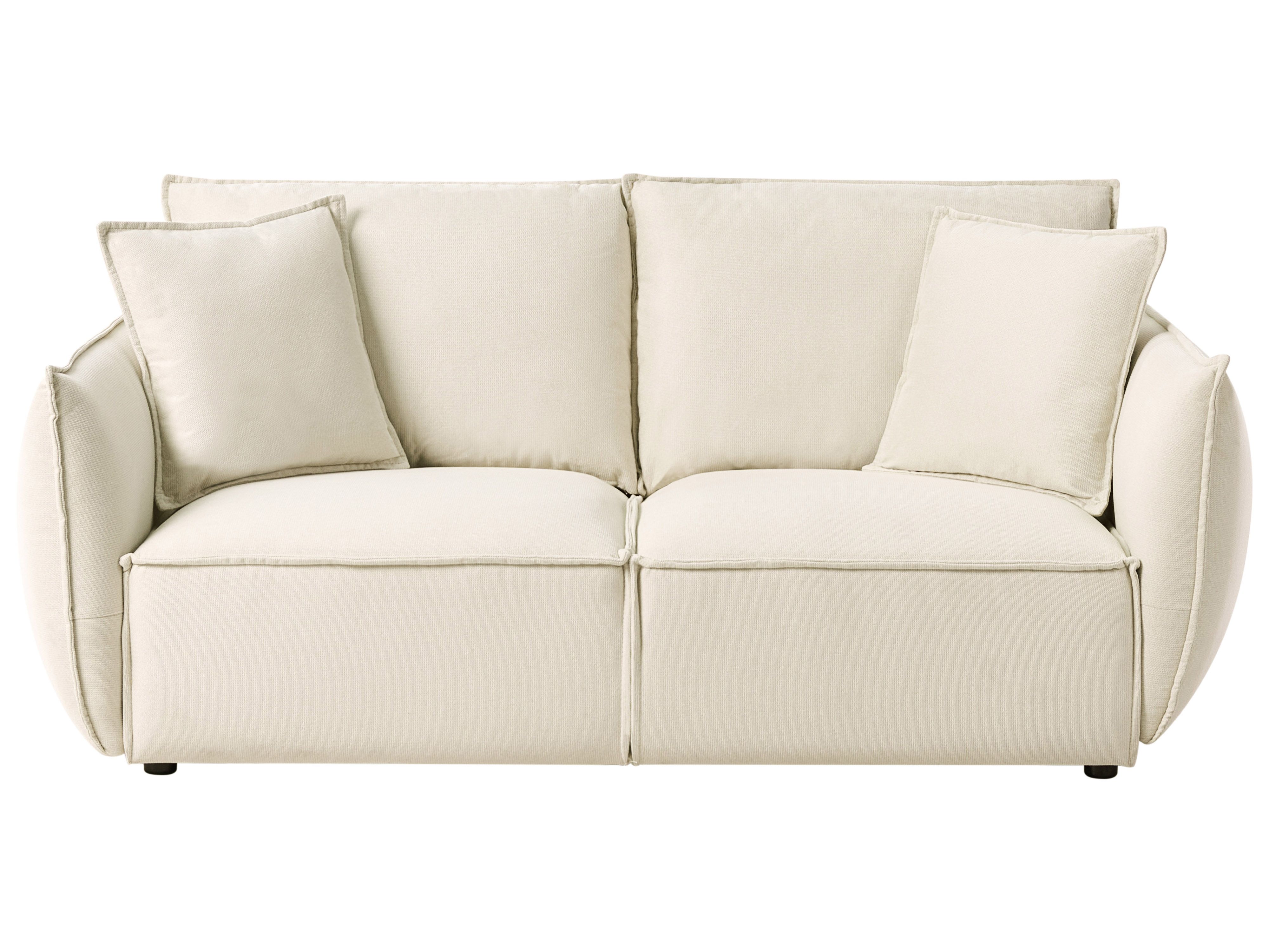 Sofa 3 Seater KUNES Fabric Light Beige