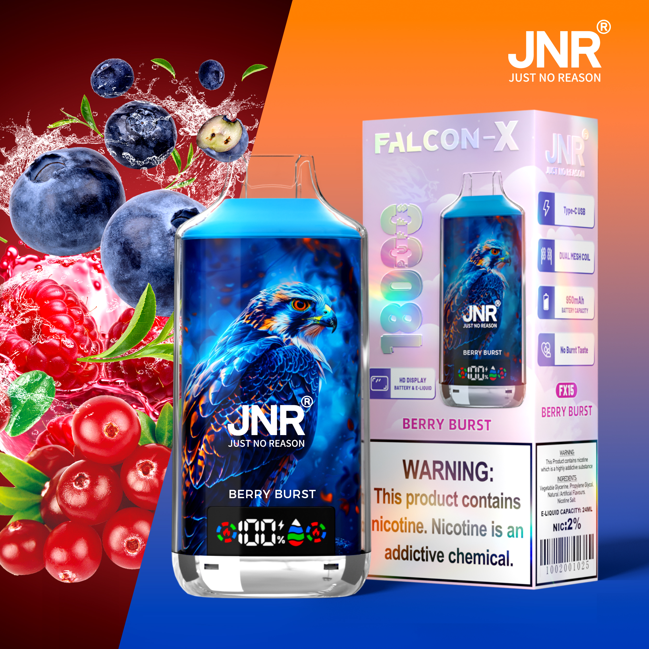 JNR Falcon X 18000 Puffs