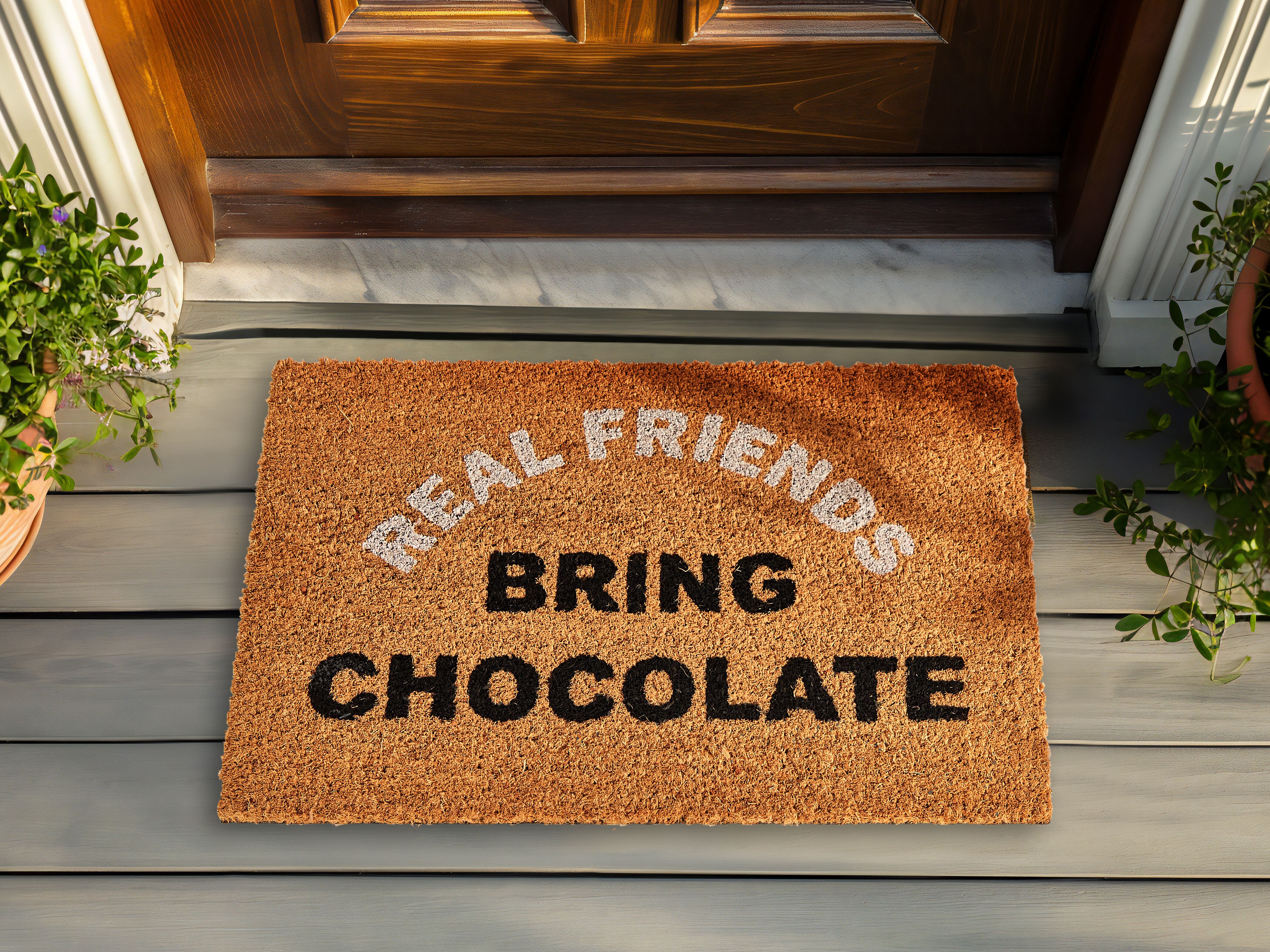 Doormat PAMIR Natural 40 x 60 cm Text Coir