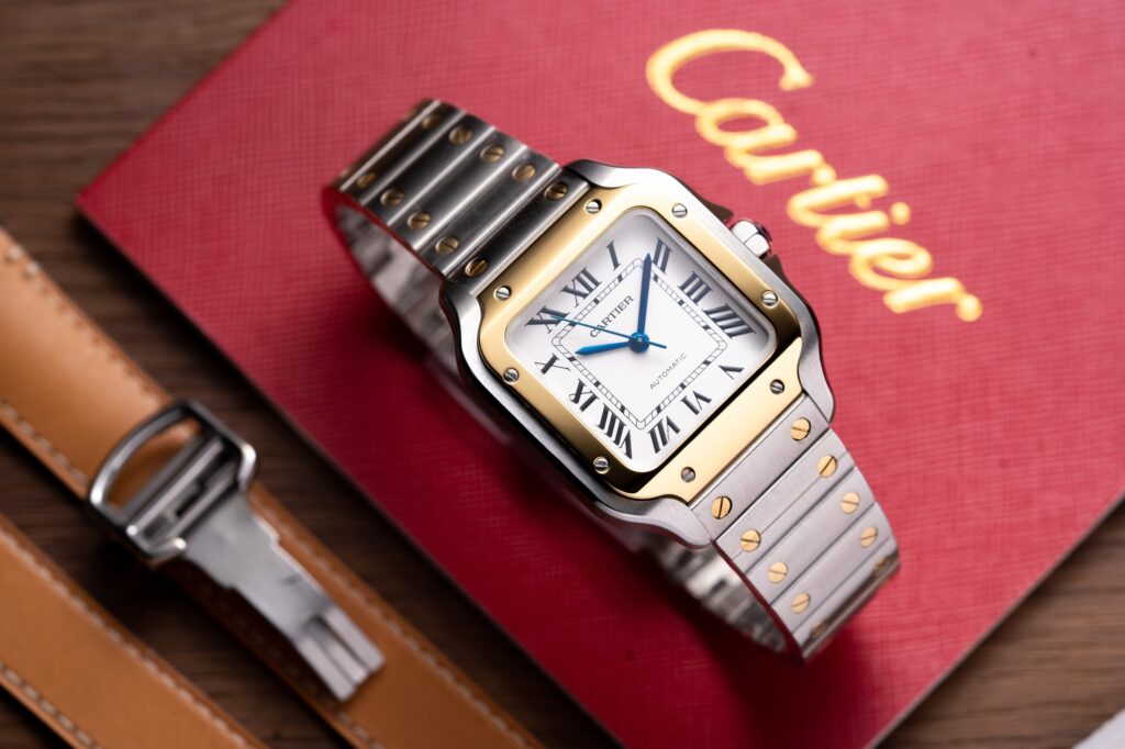 Cartier Replica Watch Santos Demi White Dial BV Factory 35.2mm - Elite Watch Atelier