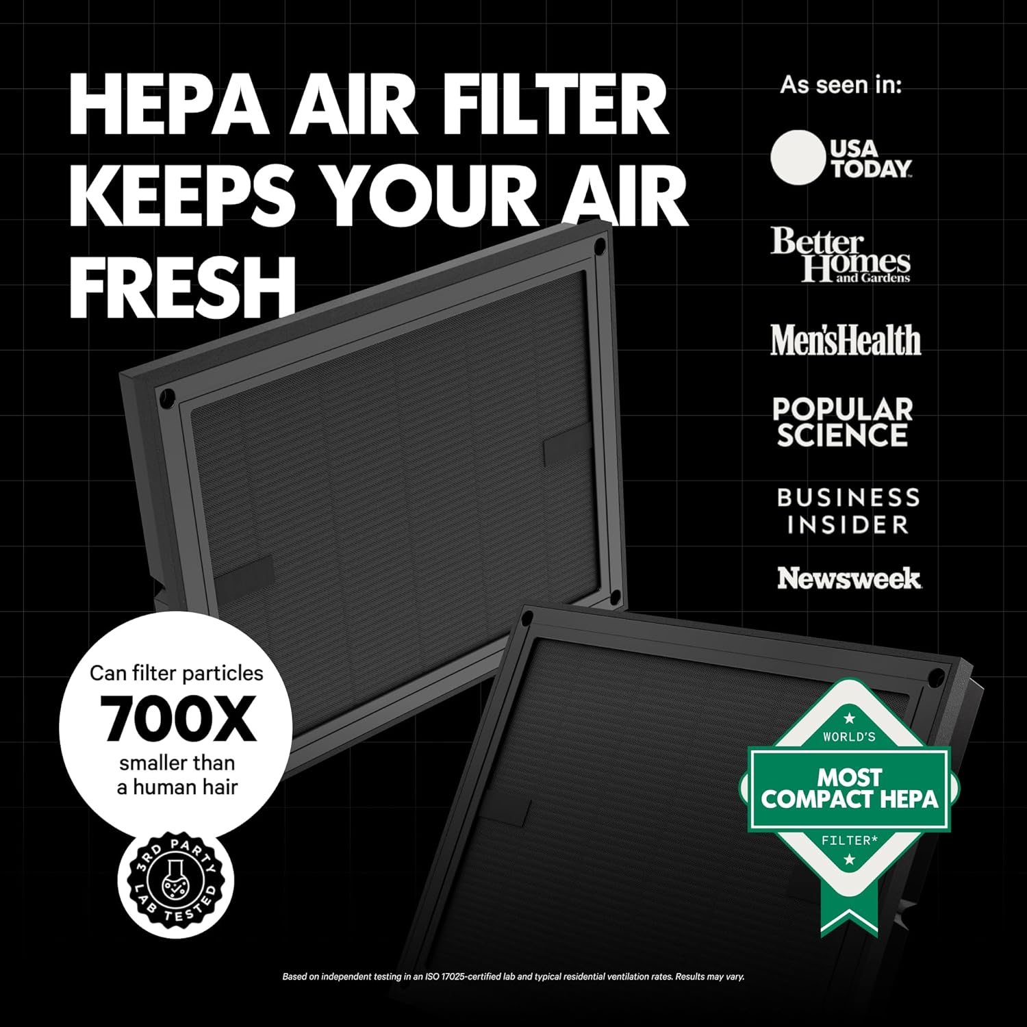 PuroAir Air Purifier Genuine 100i Replacement Filter - HEPA Air Filter for PuroAir 100 Air Purifier Official Filter CarbonTech 3-Layer Defense Filters 99.9% Pollen, Dust, Dander, Smoke, Odors