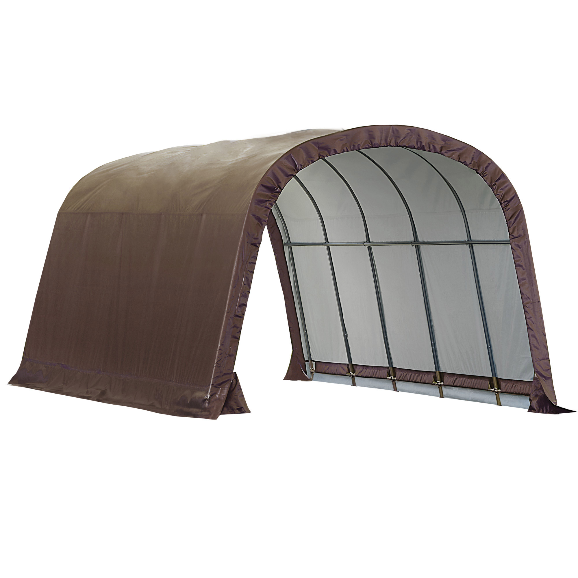 ShelterLogic Run-in Equine Shelter, 12' x 20 'x 8' - Image 3