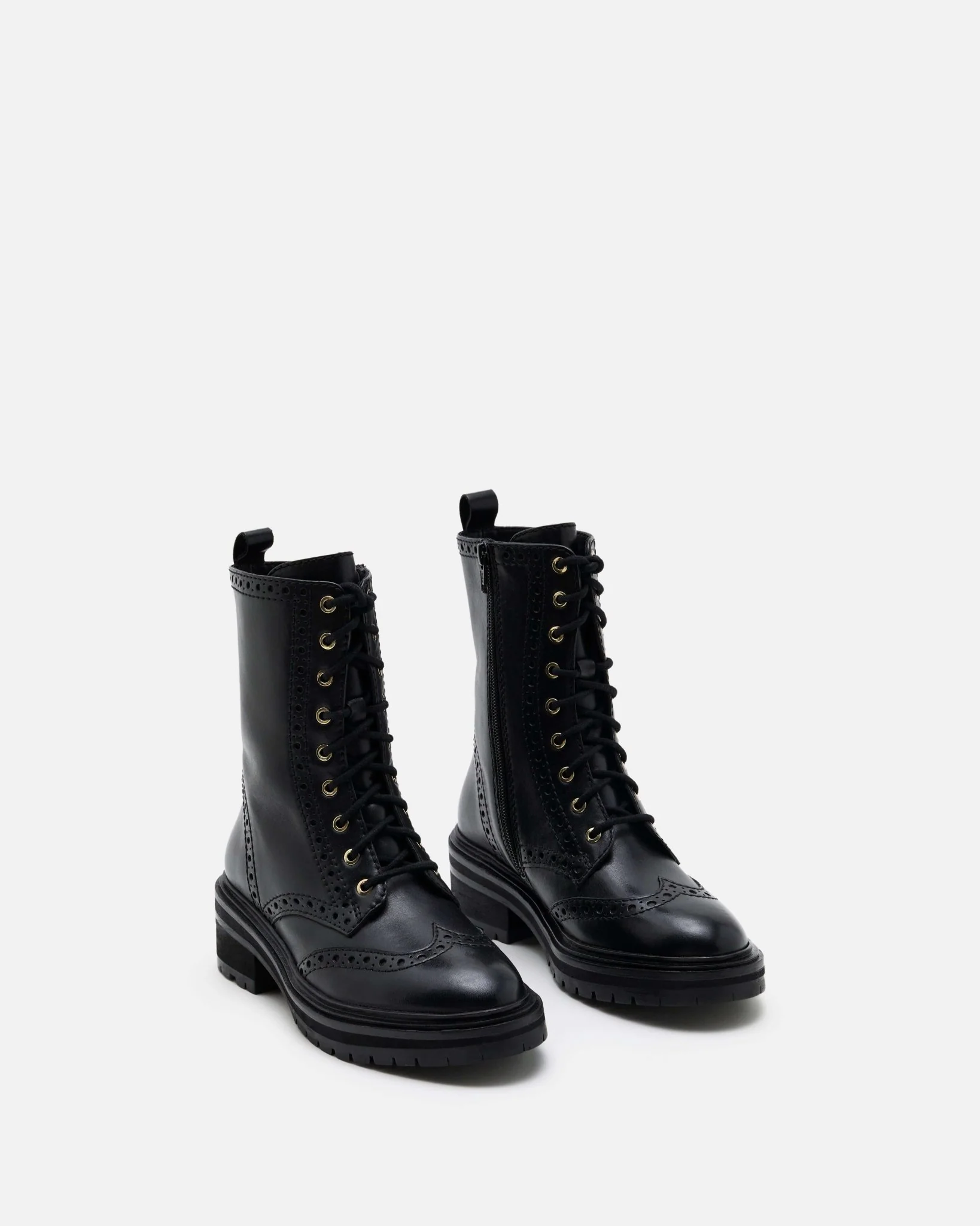 BOTTINES MADDY - En cuir noir