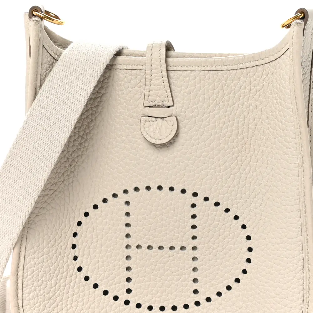 Hermès Béton Taurillon Clemence Leather Amazone Evelyne TPM Palladium Hardware High-quality Replica1:1High-quality replica