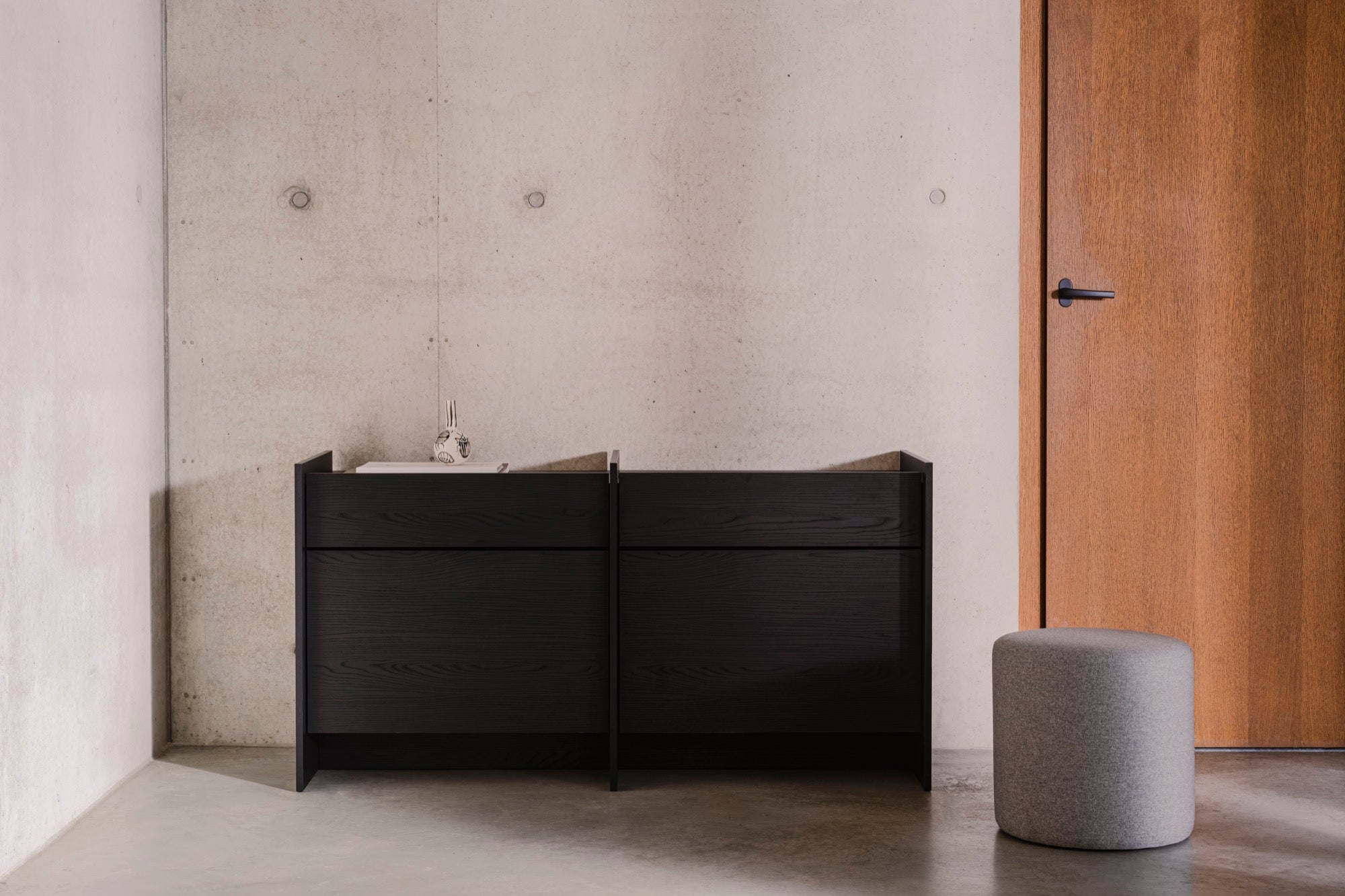 noo.ma HIDO Dressoir - Vulcano Black laminate