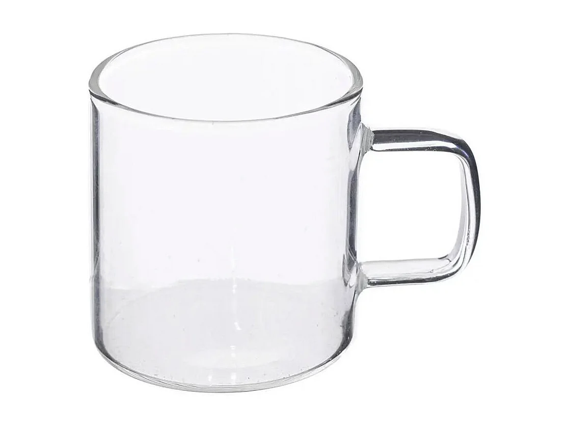 Lot de 6 Tasses à Café en Verre 