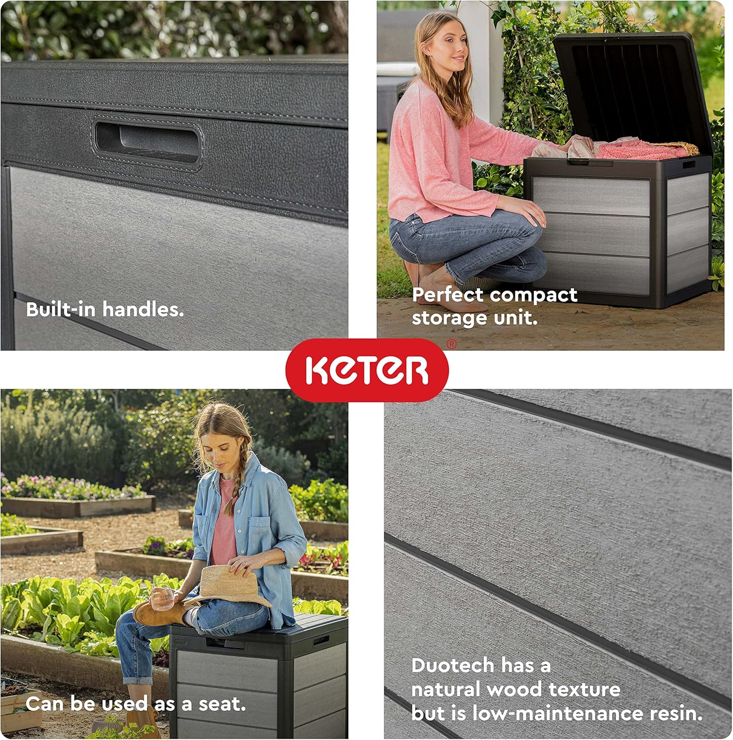 200 Gallon Resin Deck Box, 59.7 in L x 28.5 in W x 35.4 in H - Image 16 200 Gallon Resin Deck Box, 59.7 in L x 28.5 in W x 35.4 in H - Image 16