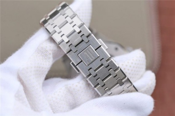 Replica Audemars Piguet Royal Oak 41mm Double Balance Wheel Openworked 15407 SS JF SS Bracelet A3132 - Top club
