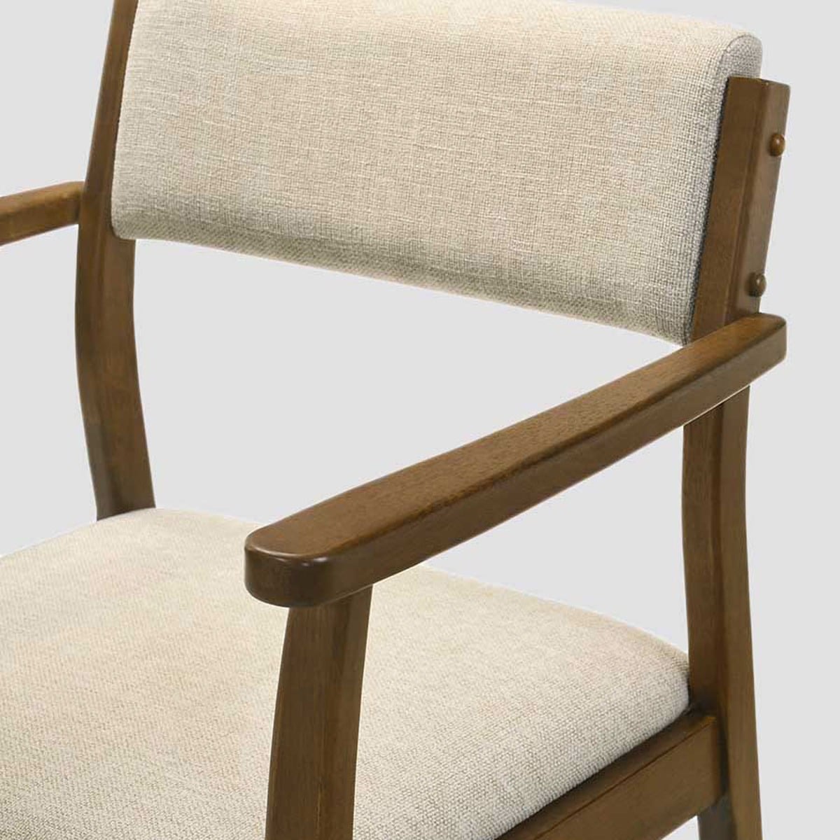 Zestaw 2 krzeseł PAHKEL z drewna kauczukowego 56,5x62,5x84,5 cm