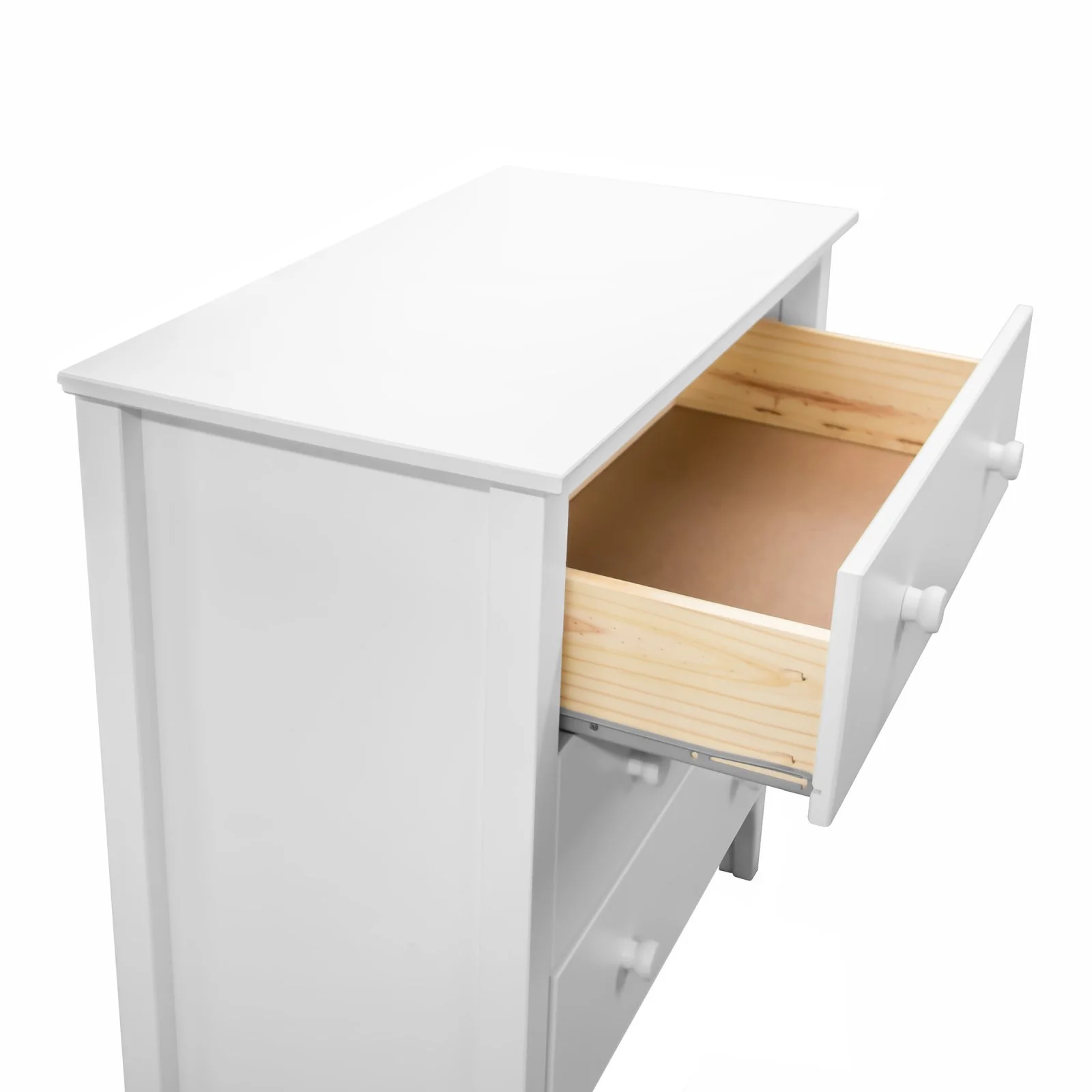 Adeptus Solid Wood Easy Pieces 4 Drawer Chest of Drawers - White - Image 35