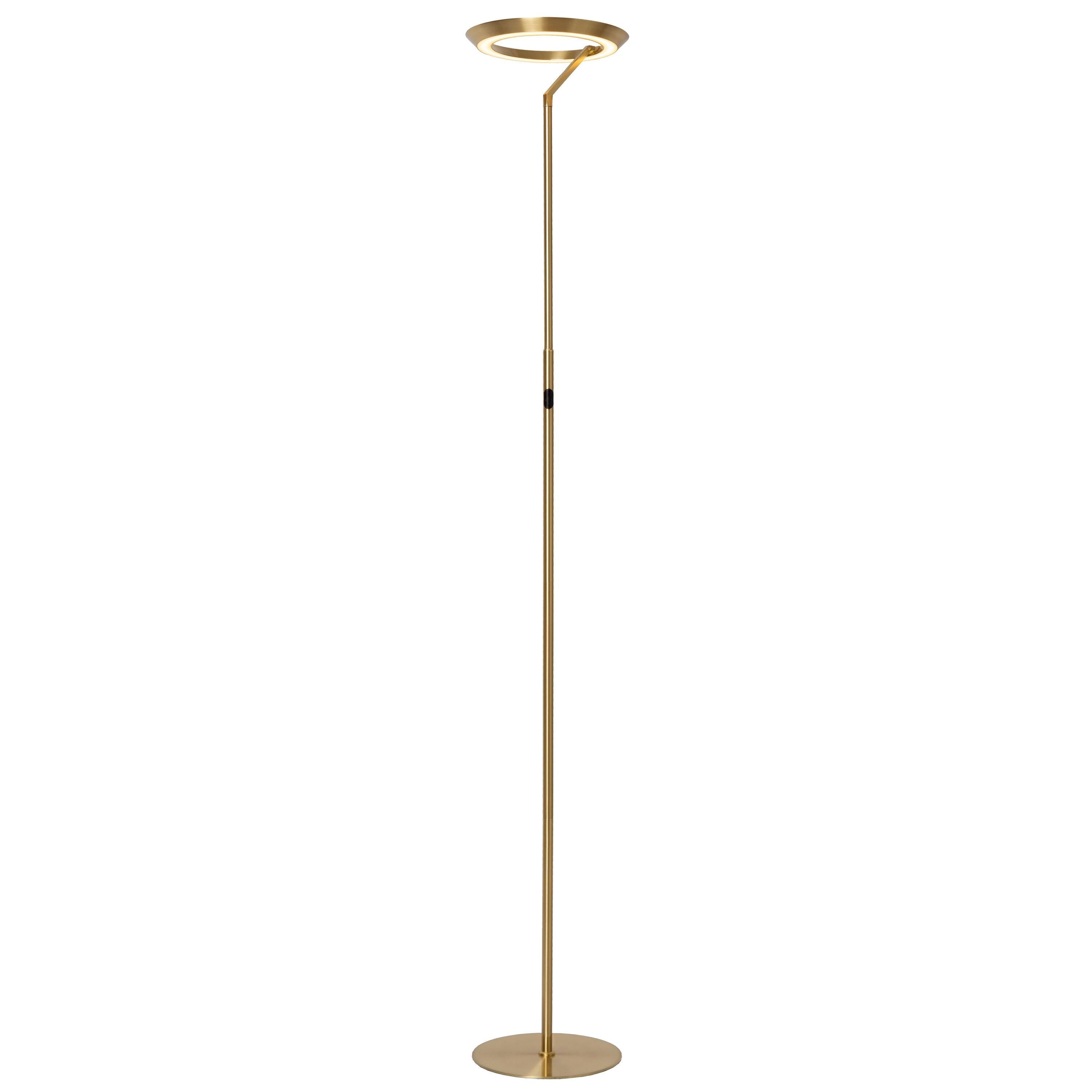 Celeste vloerlamp LED Ø28 mat goud