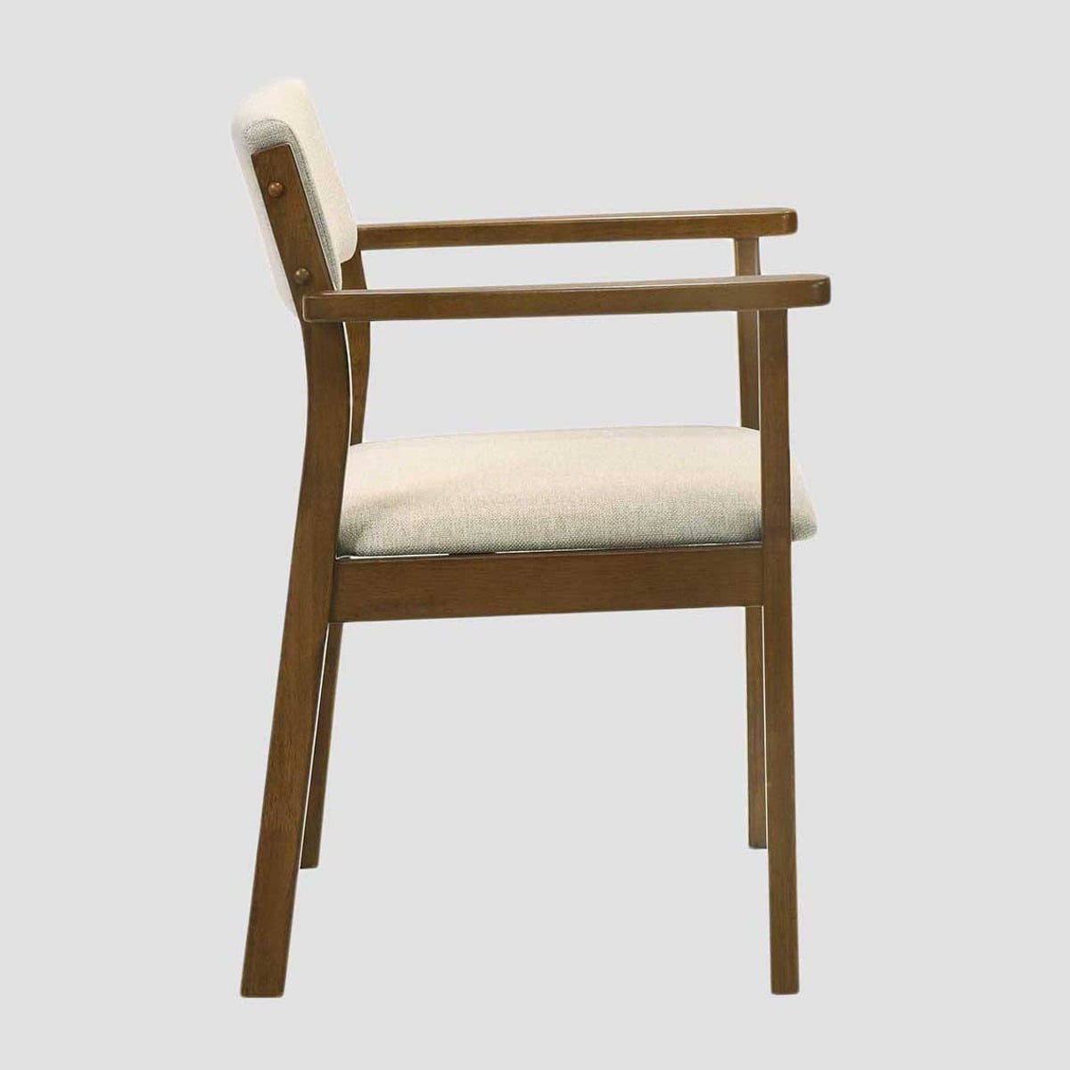 Zestaw 2 krzeseł PAHKEL z drewna kauczukowego 56,5x62,5x84,5 cm