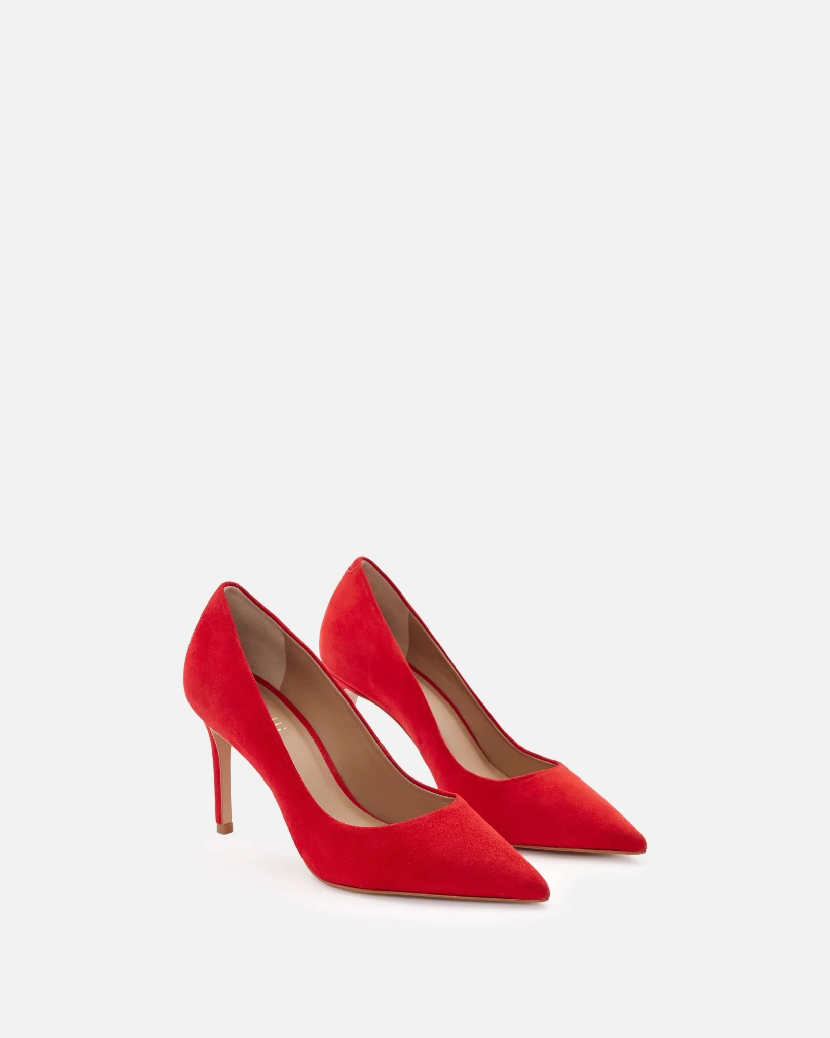 ESCARPINS KAROLINA/VEL - En cuir velours rouge