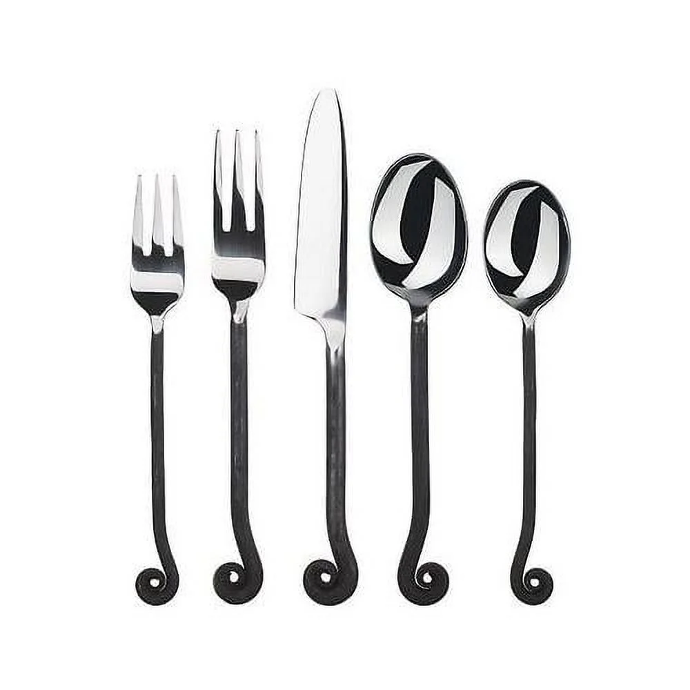 Gourmet Settings (GS) Treble Clef Stainless 20pc Flatware Set (Service for Four)