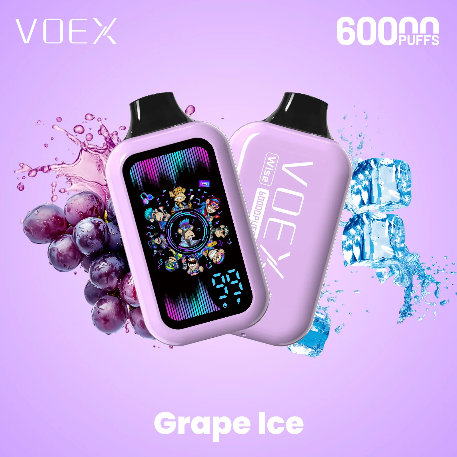 VOEX Wise/Space 60K jednorazowy e-papieros (wszystkie smaki)