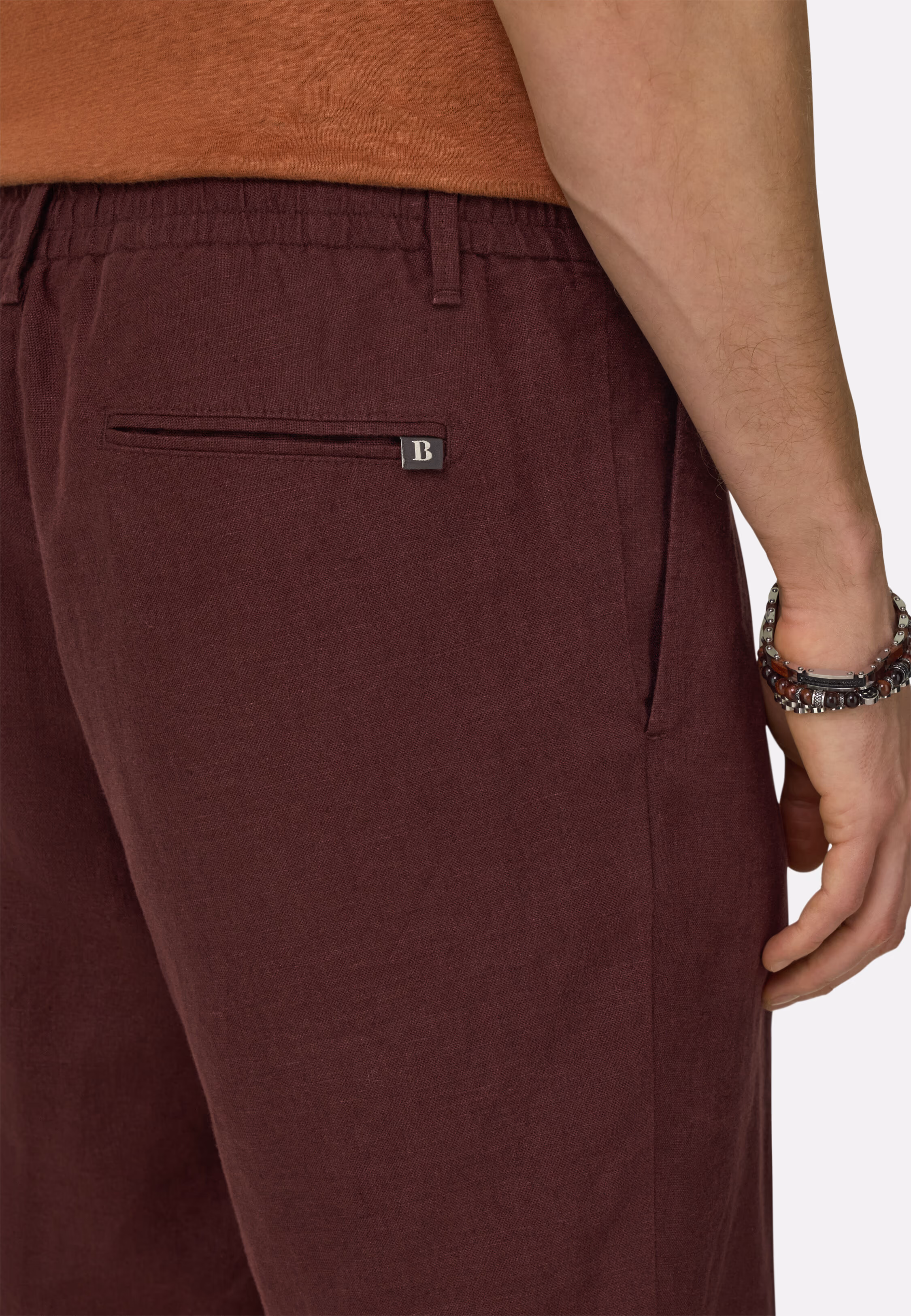 BOGGI Bermudas in Linen