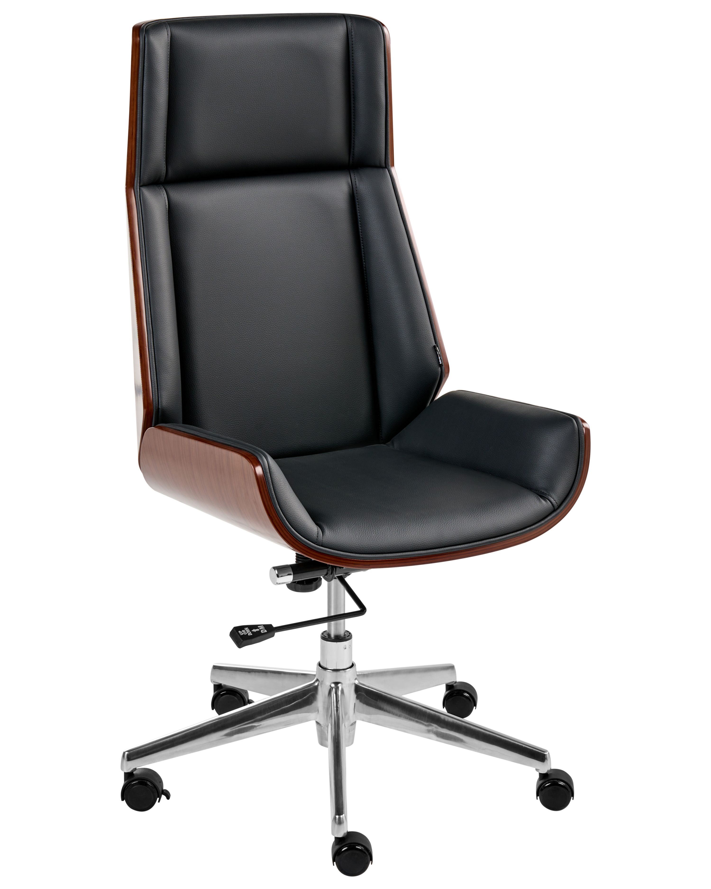 Executive Chair TAMARACK Faux Leather Black