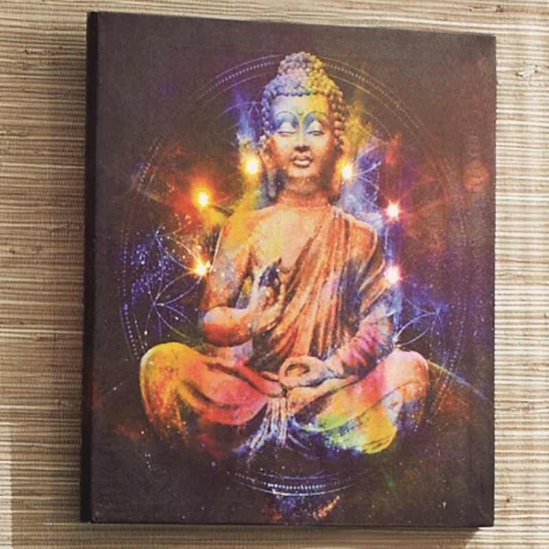 Colorful Buddha Wall Art - MIDNIGHT VELVET CATALOG