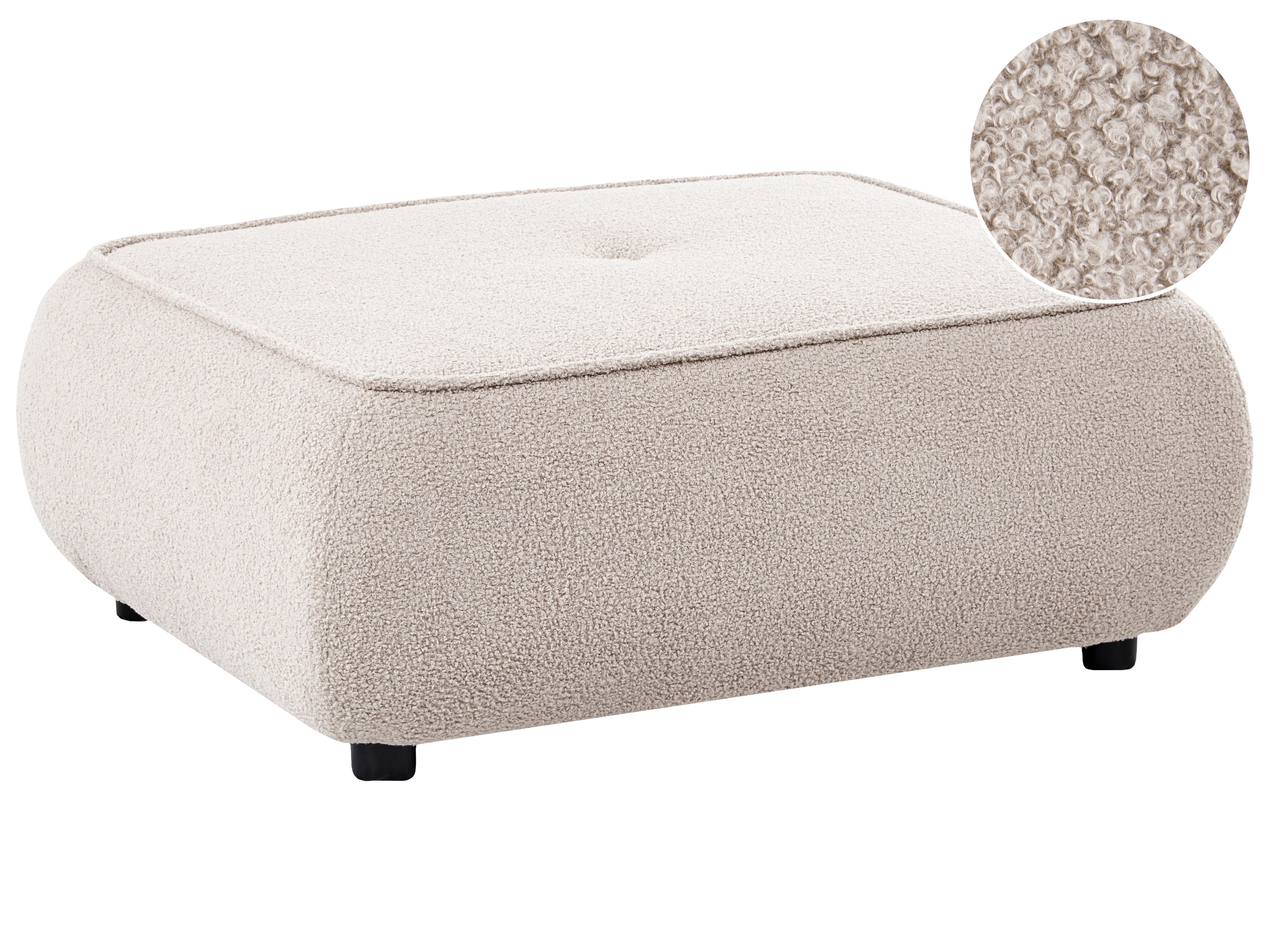 Ottoman SALLA Boucle Beige