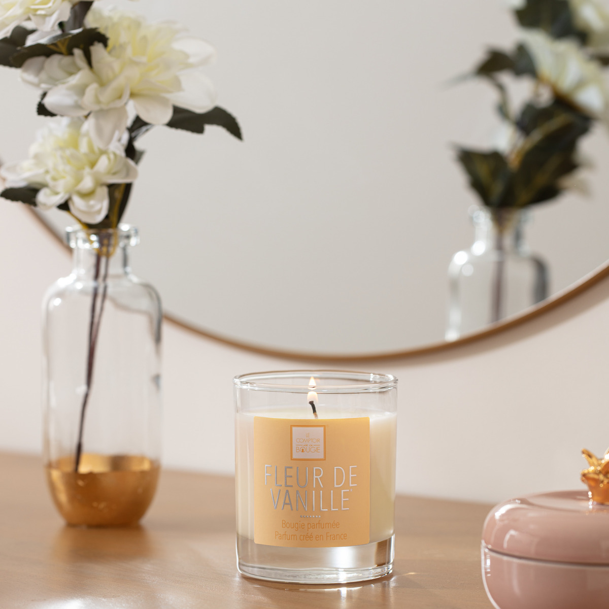 Scented candle "Elea" Vanilla, 190g