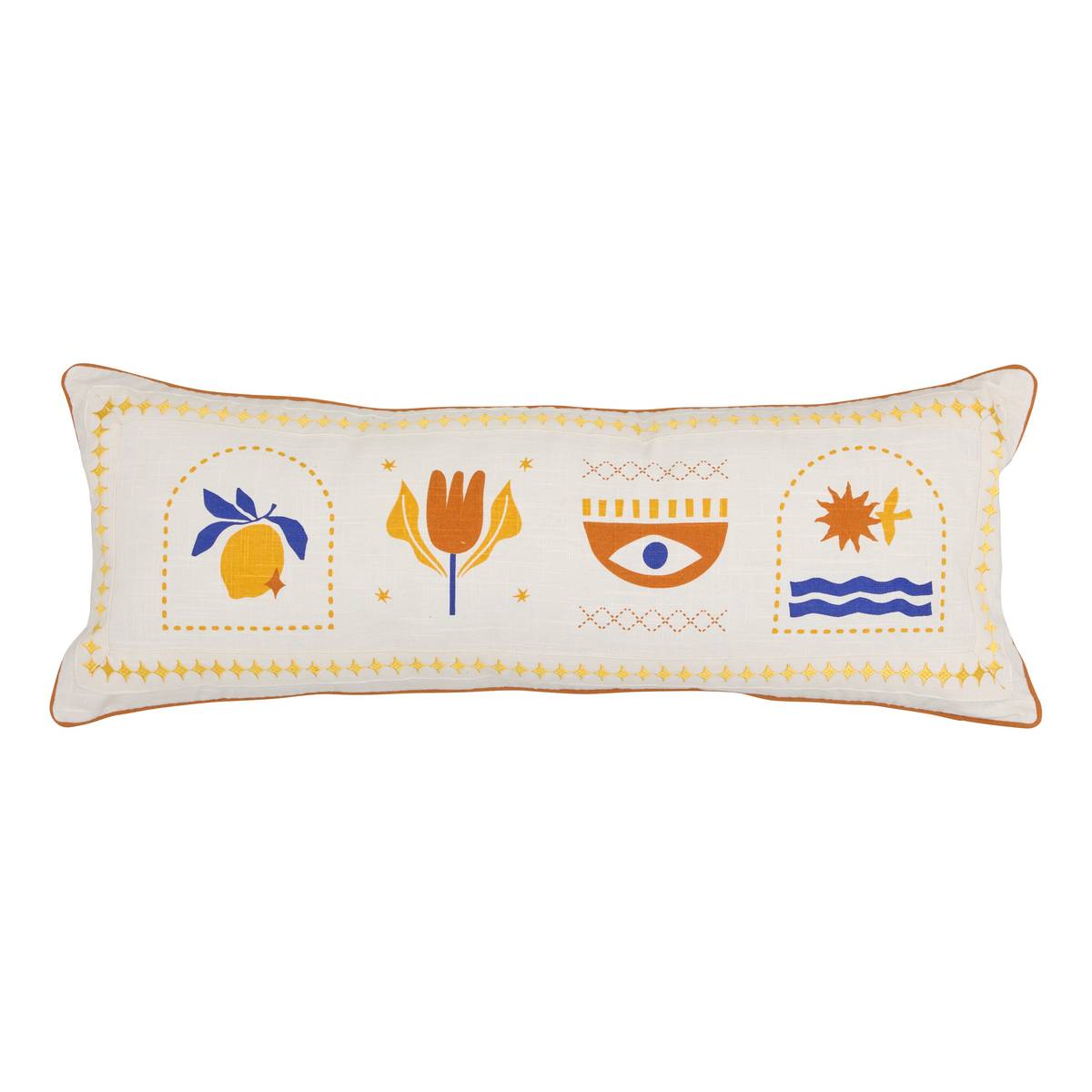 Cushion "Libertad" White, 80x30 cm