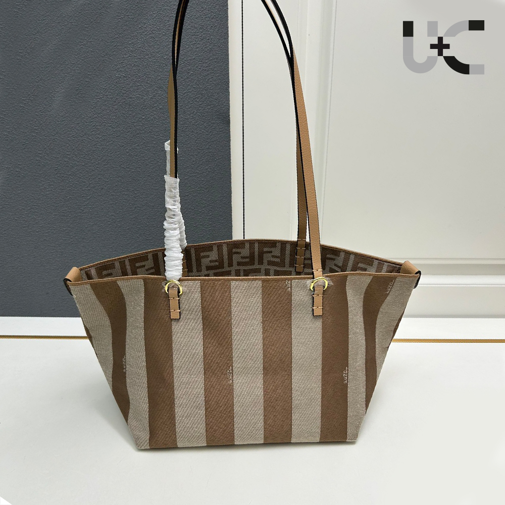 Fendi Reversible shopper in Pequin striped  Bag (Replica) - Replicaclubs