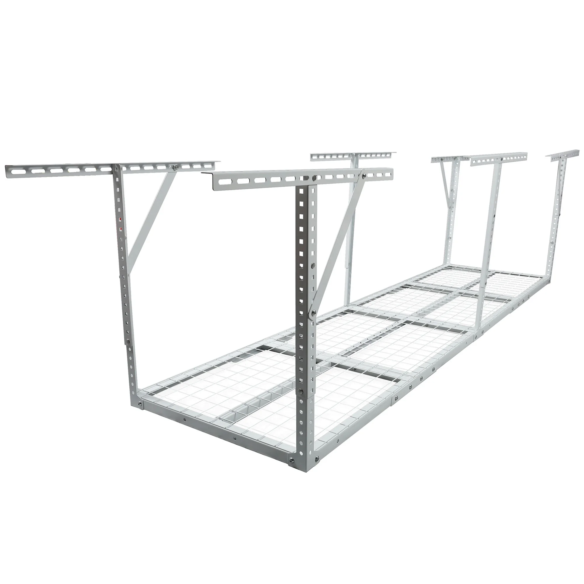2x8FT Overhead Garage Storage Rack,Adjustable Storage Organization System,Heavy Duty Metal Garage Ceiling Storage Racks,450lbs Weight Capacity - Image 14