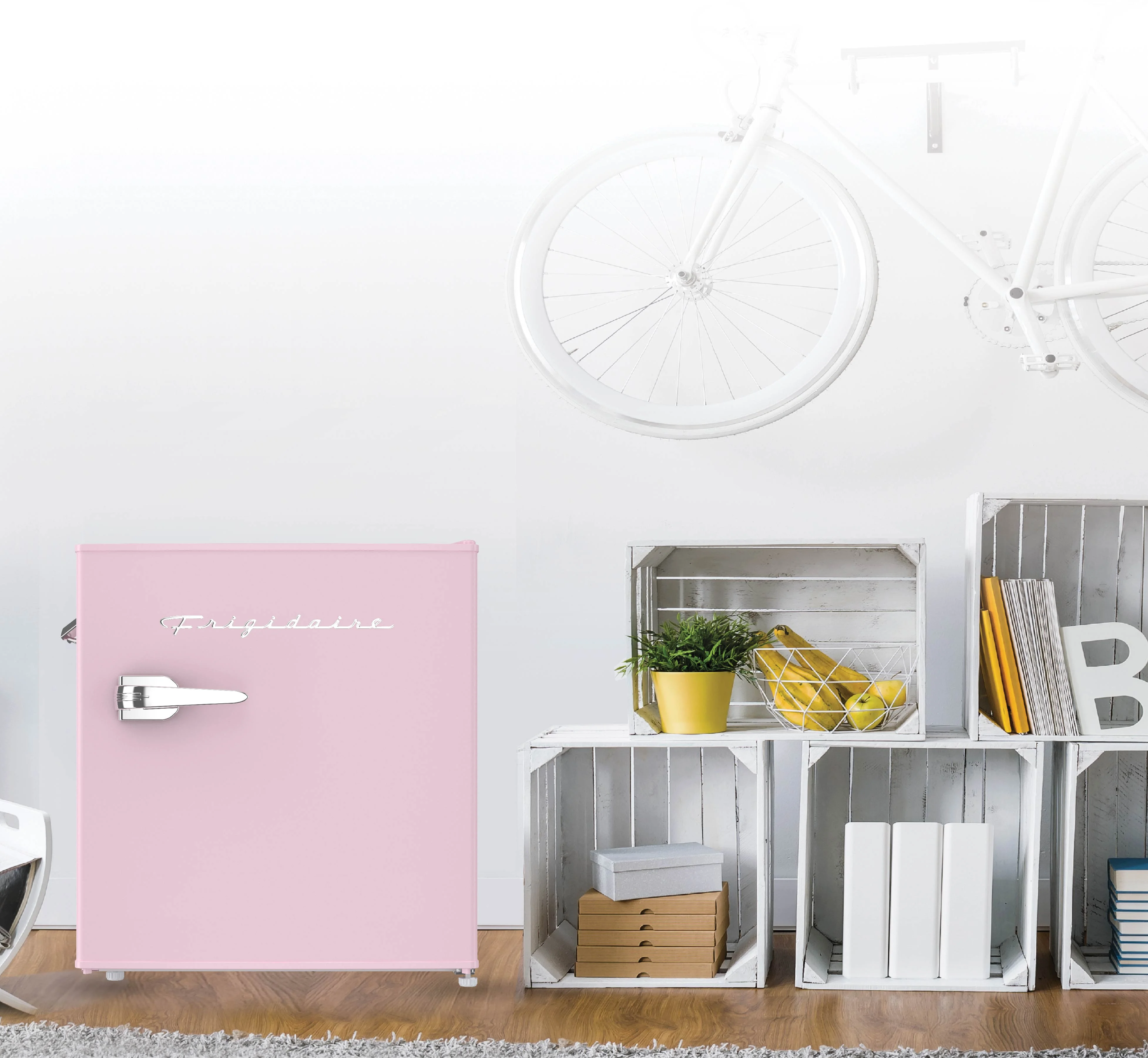 Frigidaire 1.6 Cu ft. Retro Compact Refrigerator with Side Bottle Opener, Coral - Image 22