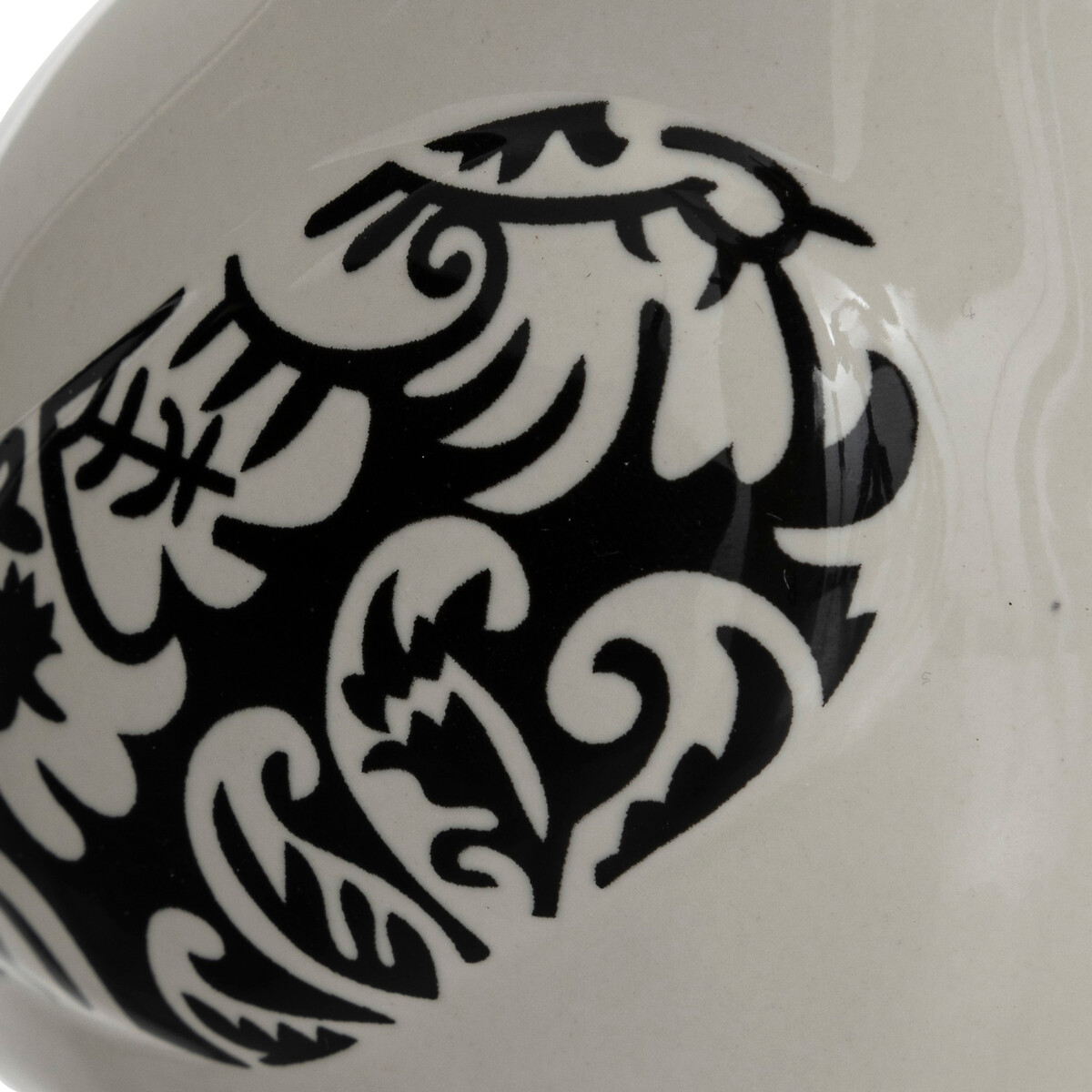 Set of 2 birds Ceramic, white, h.11,5 cm