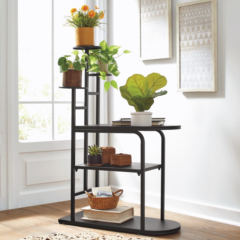 Evelyn Table and Plant Stand - MIDNIGHT VELVET CATALOG