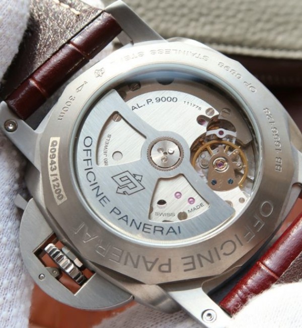 Replica Panerai VSF PAM351 Titanium Brown Leather Strap P.9000 - Top club