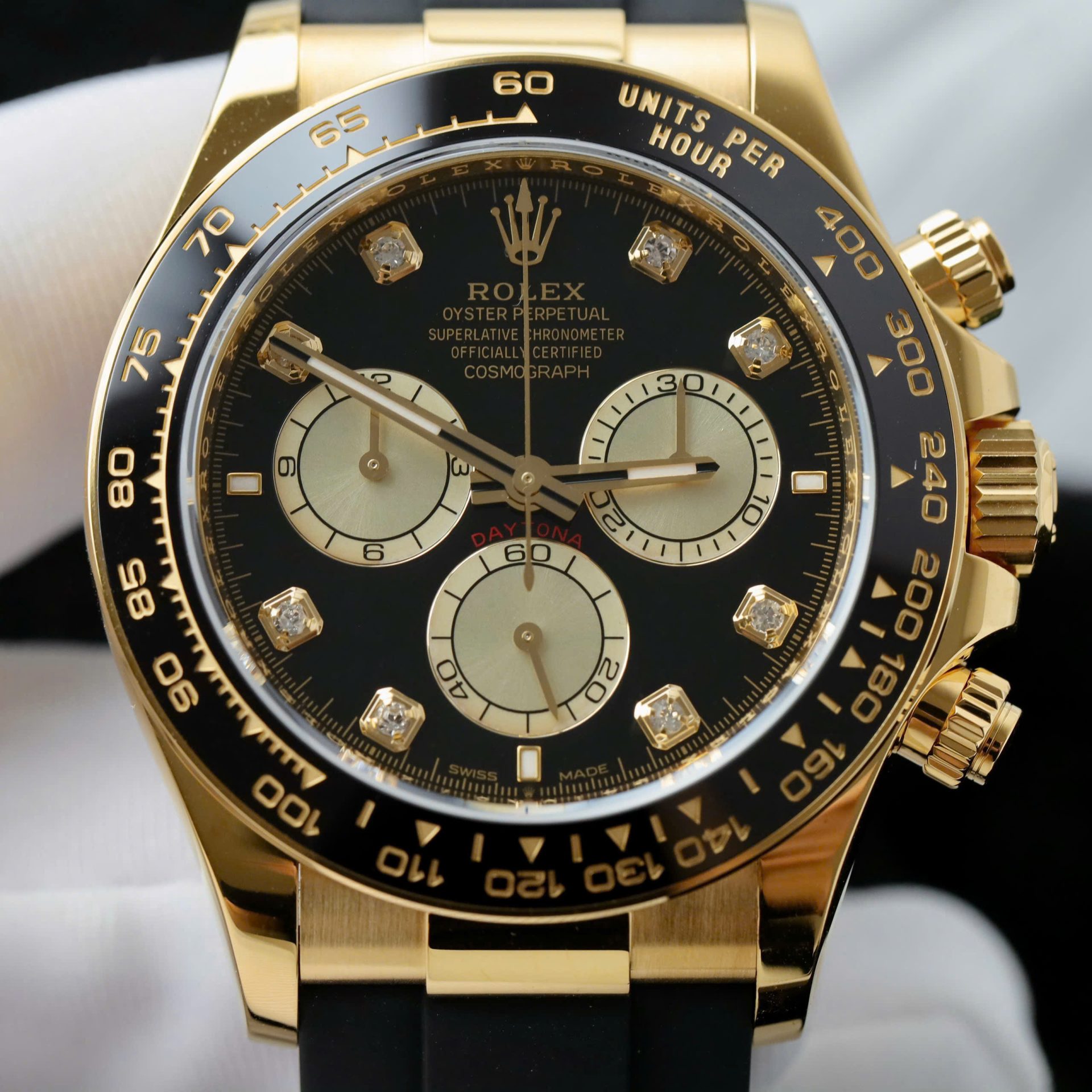 Rolex Daytona Replica Watch Custom 18K Gold Wrapped Movement Calibre 4131 40mm - Top club