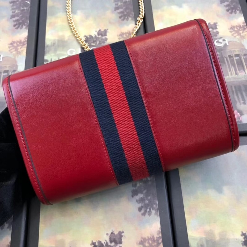 Replica Gucci Smooth Leather Rajah Mini Bag 5737971:1High-quality replica