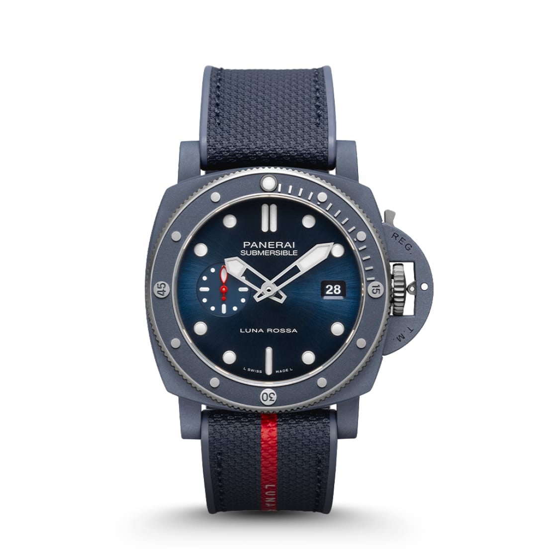 Replica Watches Panerai Submersible QuarantaQuattro Luna Rossa Ti-Ceramitech 44mm PAM01466(1:1 replica) - Top club