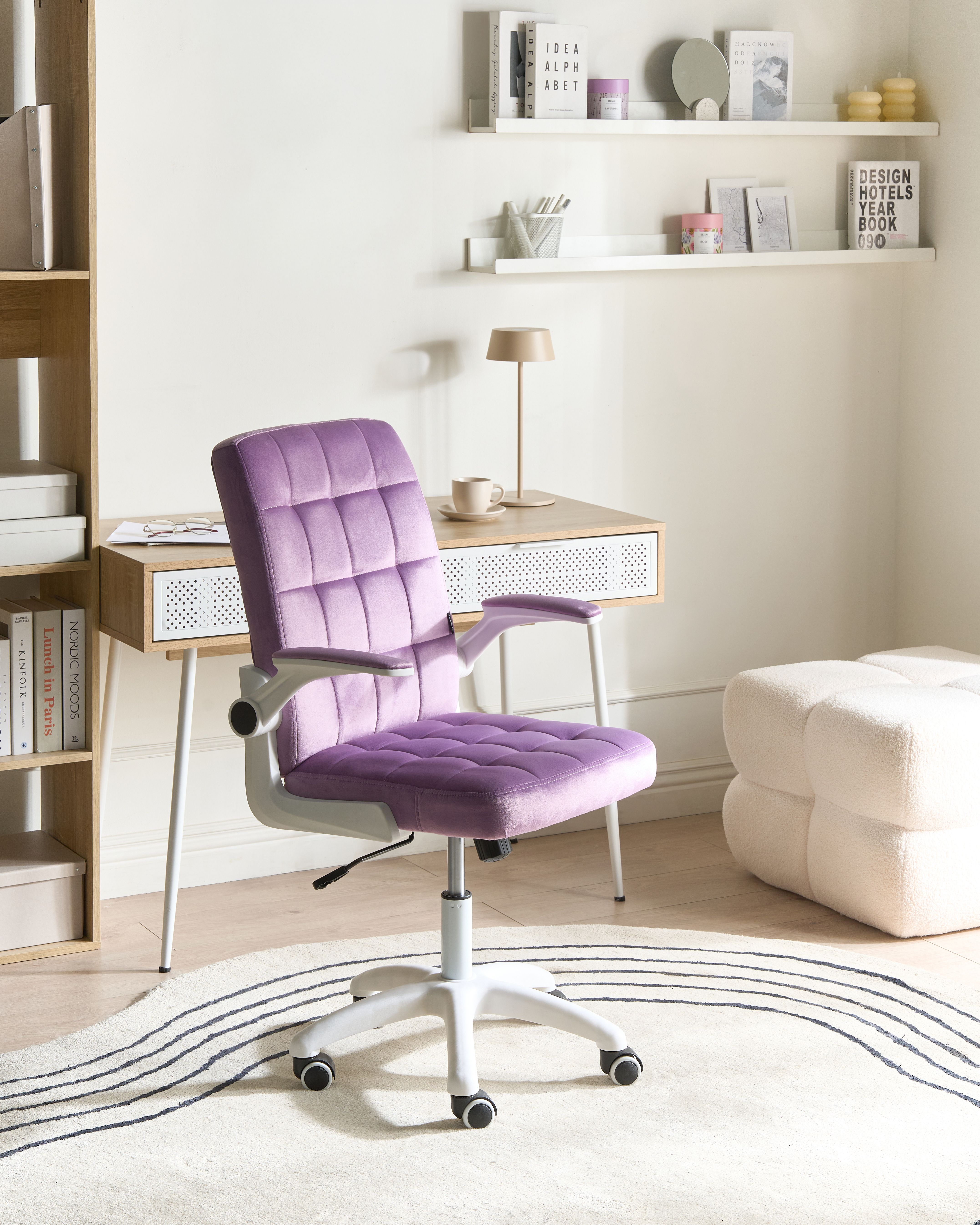 Office Chair DANDY Velvet Violet