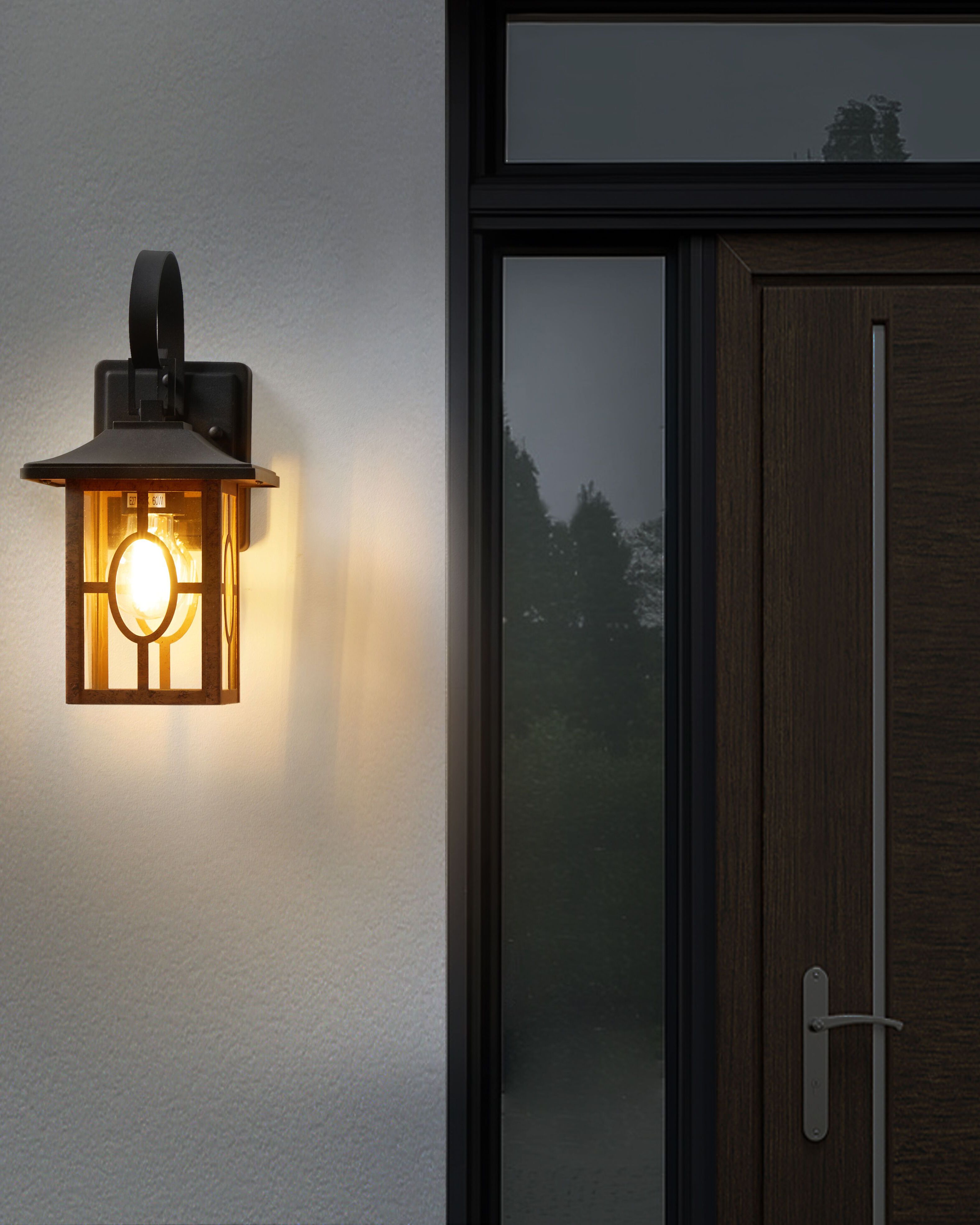 Outdoor Wall Light SHAGGIE Brown