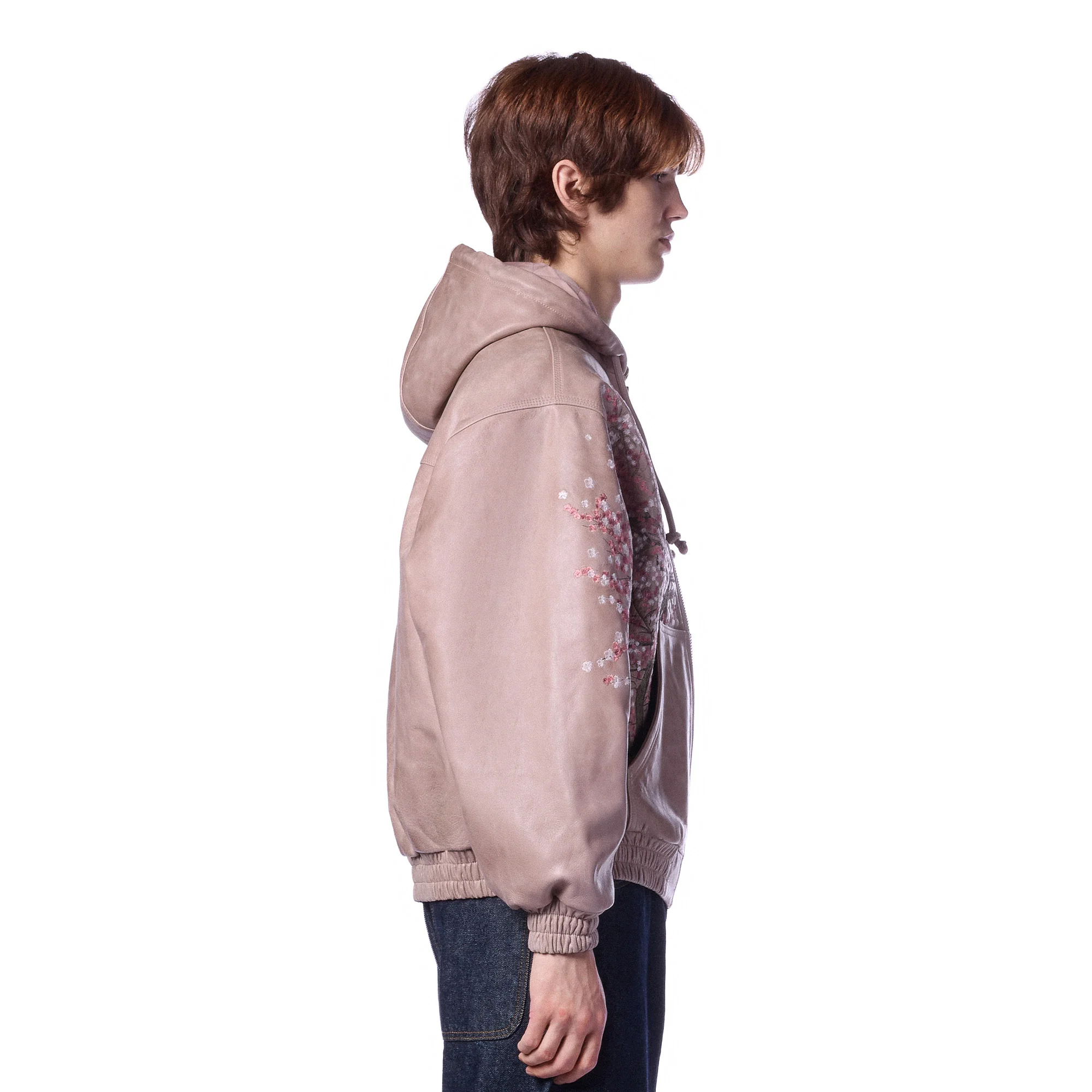 "blossom v3" Leather Jacket