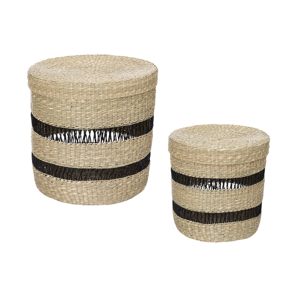 Set of 2 baskets "Jayla" Sea rush