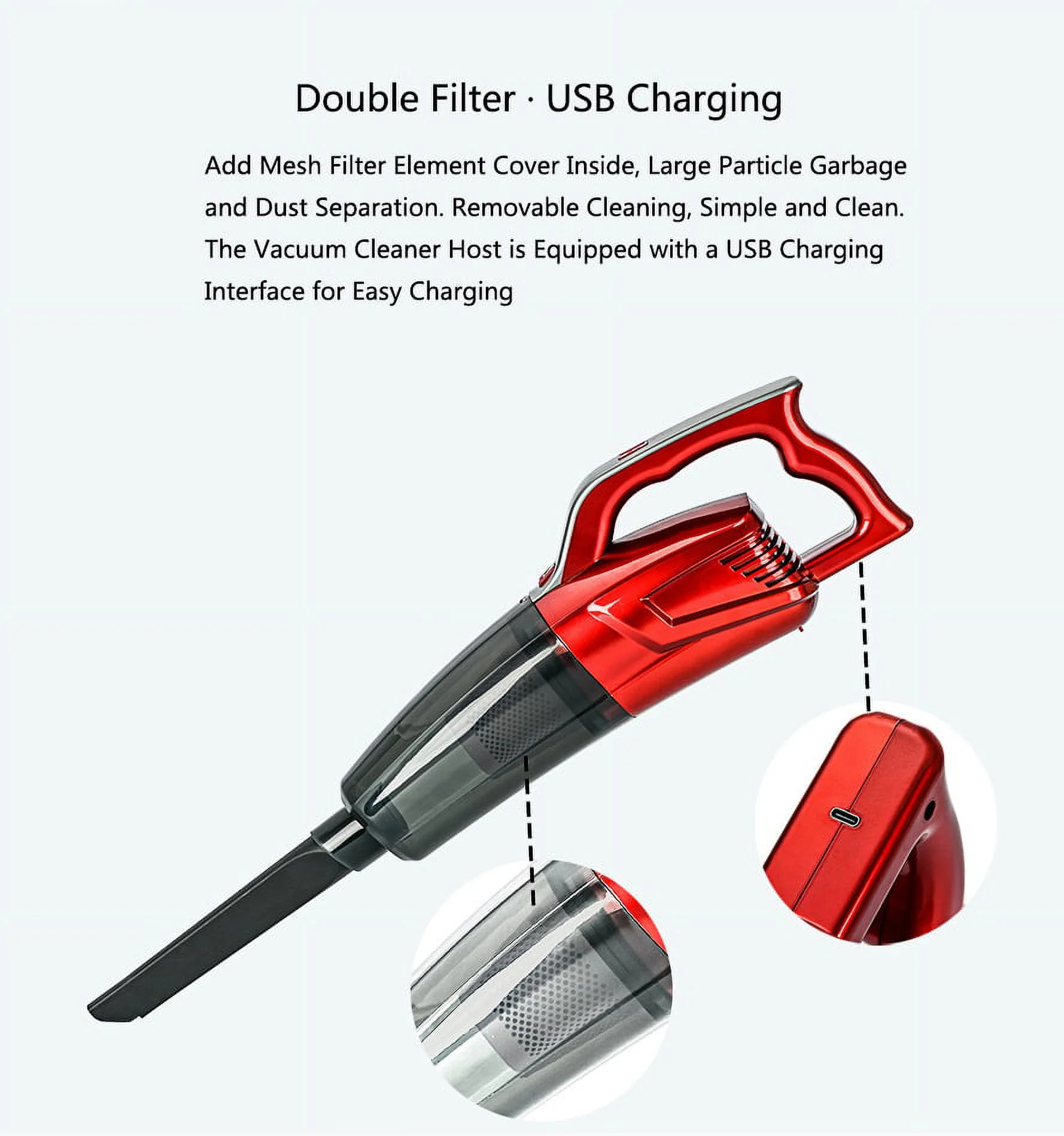 Cordless Wet Dry Vacuum Cleaner and Mop All in One, Lightweight Powerful Stick Vacuum Cleaner and Mop, One-step Cleaning, Rechargeable Upright Vacuum Cleaner for Home Hard Floor Pet Hair