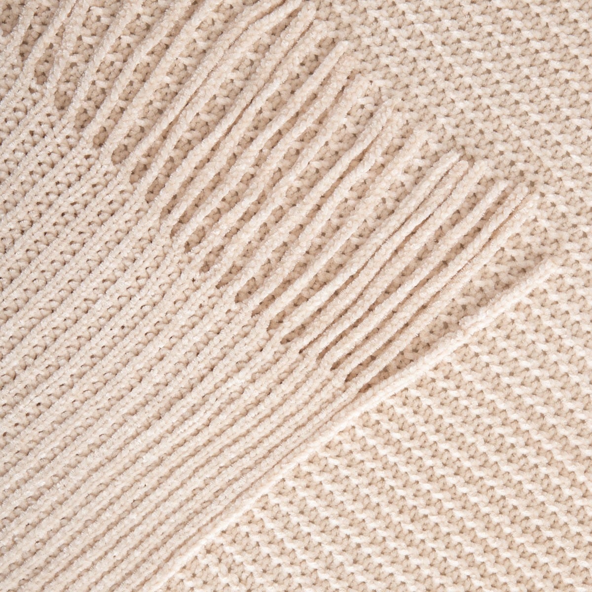 Koc CHENILLE szenilowy różowy 130x170 cm