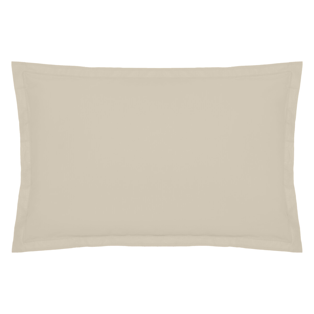 Pillowcase, cotton Beige, 50x70 cm